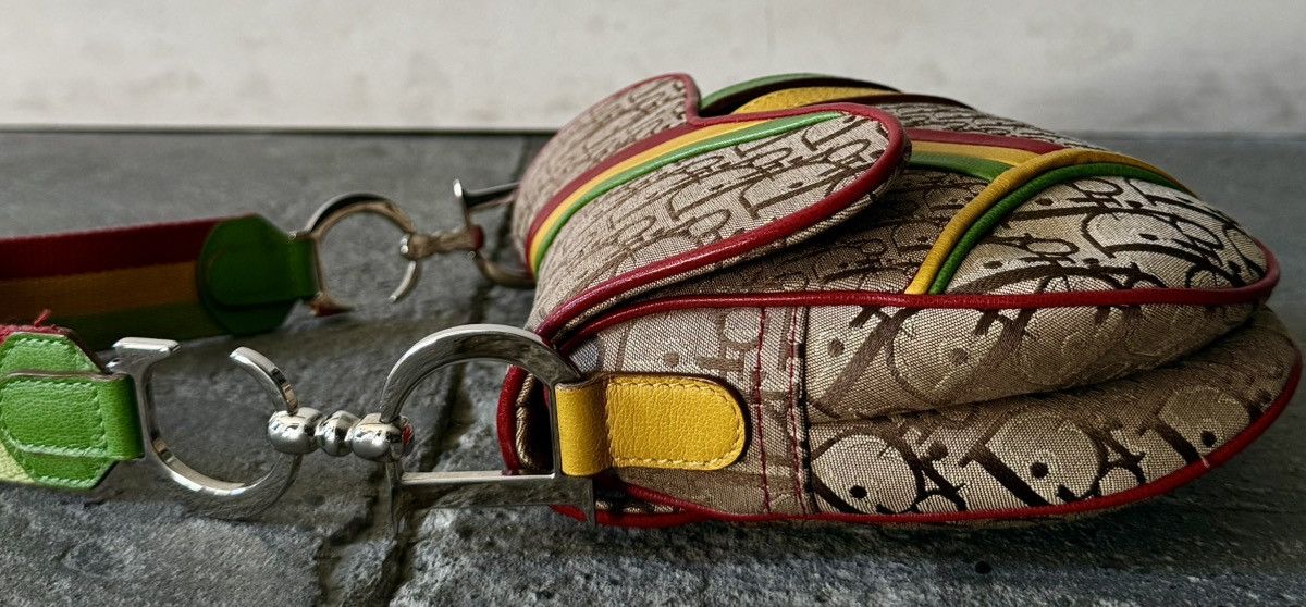 Dior Rare Dior - John Galliano - 2004 - Rasta Saddle Bag Size ONE SIZE - 9 Thumbnail