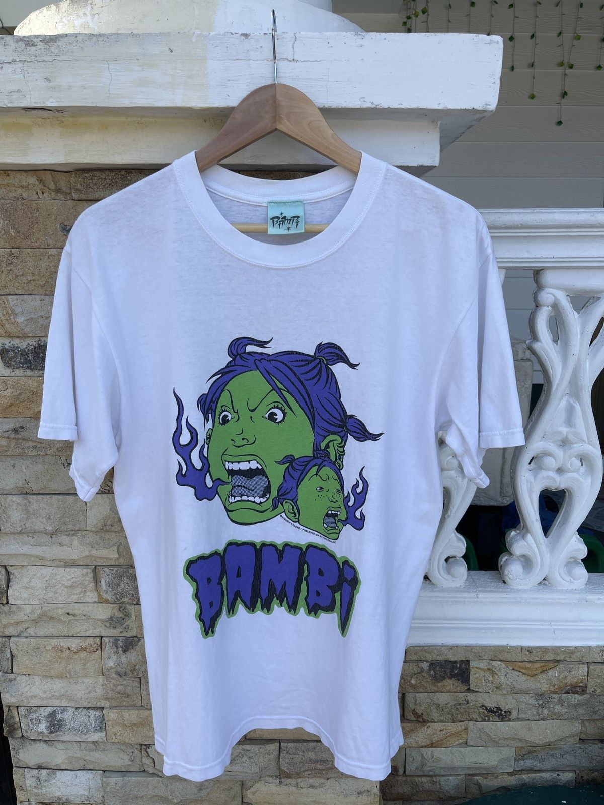 Anime Rare🔥Vintage Anime BAMBI Mangga by Atsushi Kaneko T-Shirt Size US M / EU 48-50 / 2 - 3 Thumbnail