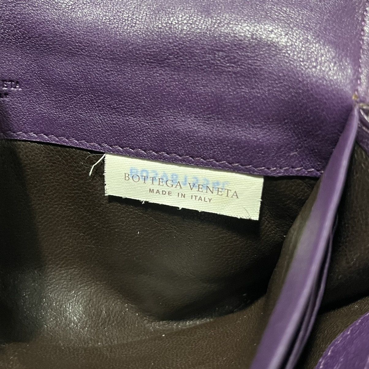BOTTEGA VENETA PURPLE INTRECCIATO