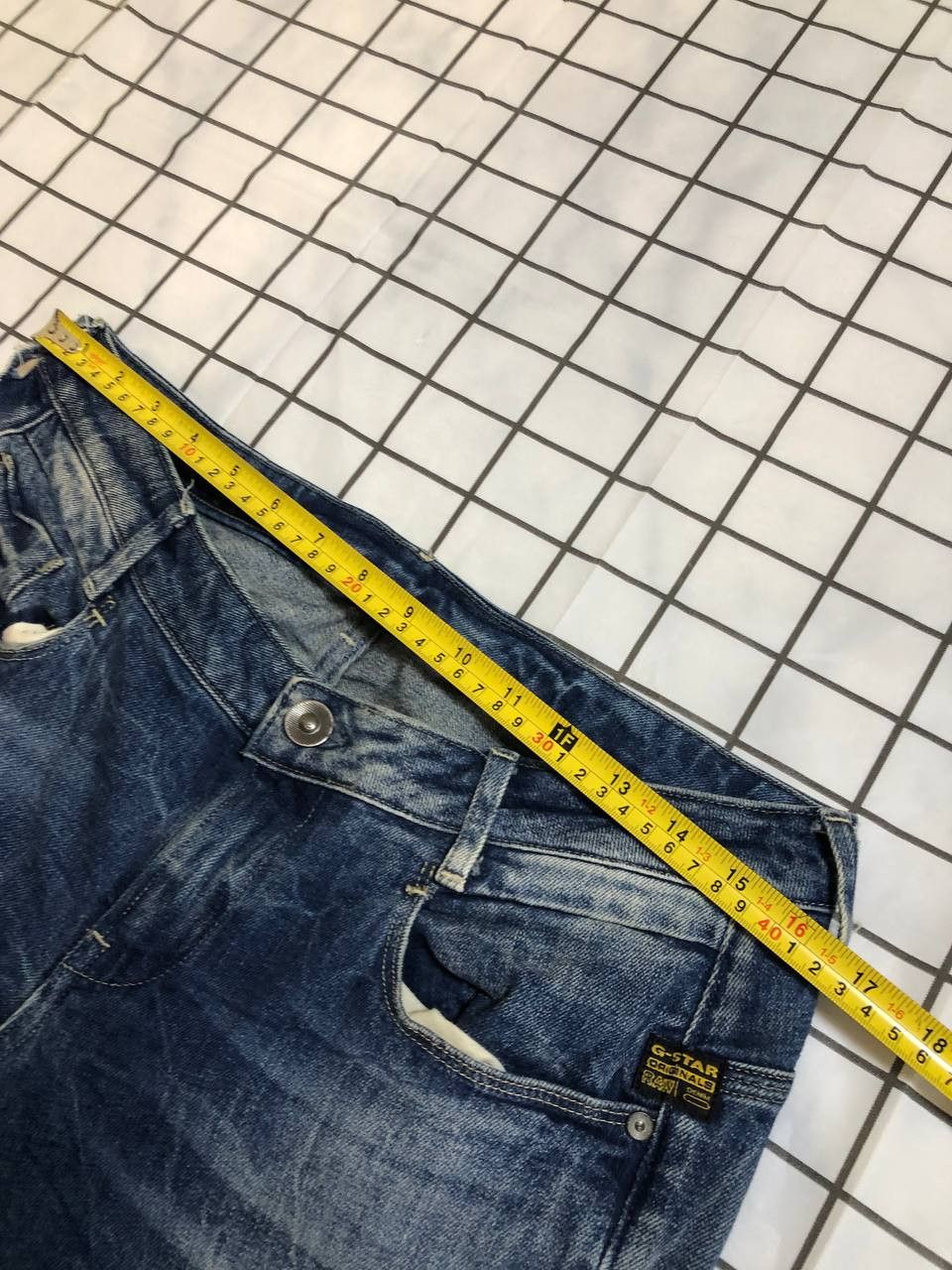 G-Star G-Star Raw GS01 Arc 3D Slim Blue Denim Jeans Size 31" - 14 Thumbnail