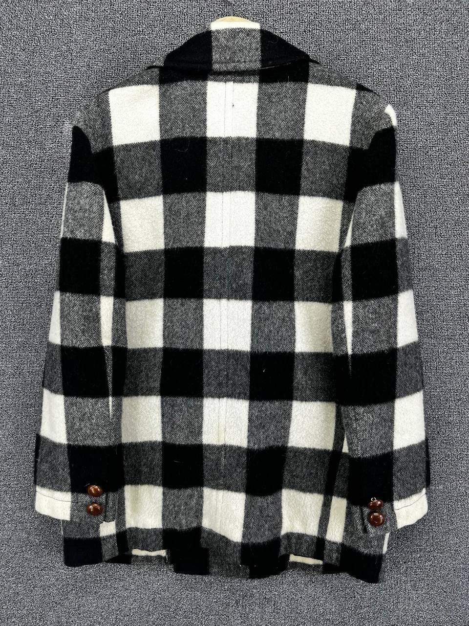 Junko Shimada Junko Shimada Japanese Designer Shadow Plaid Wool Jacket Size US M / EU 48-50 / 2 - 10 Thumbnail