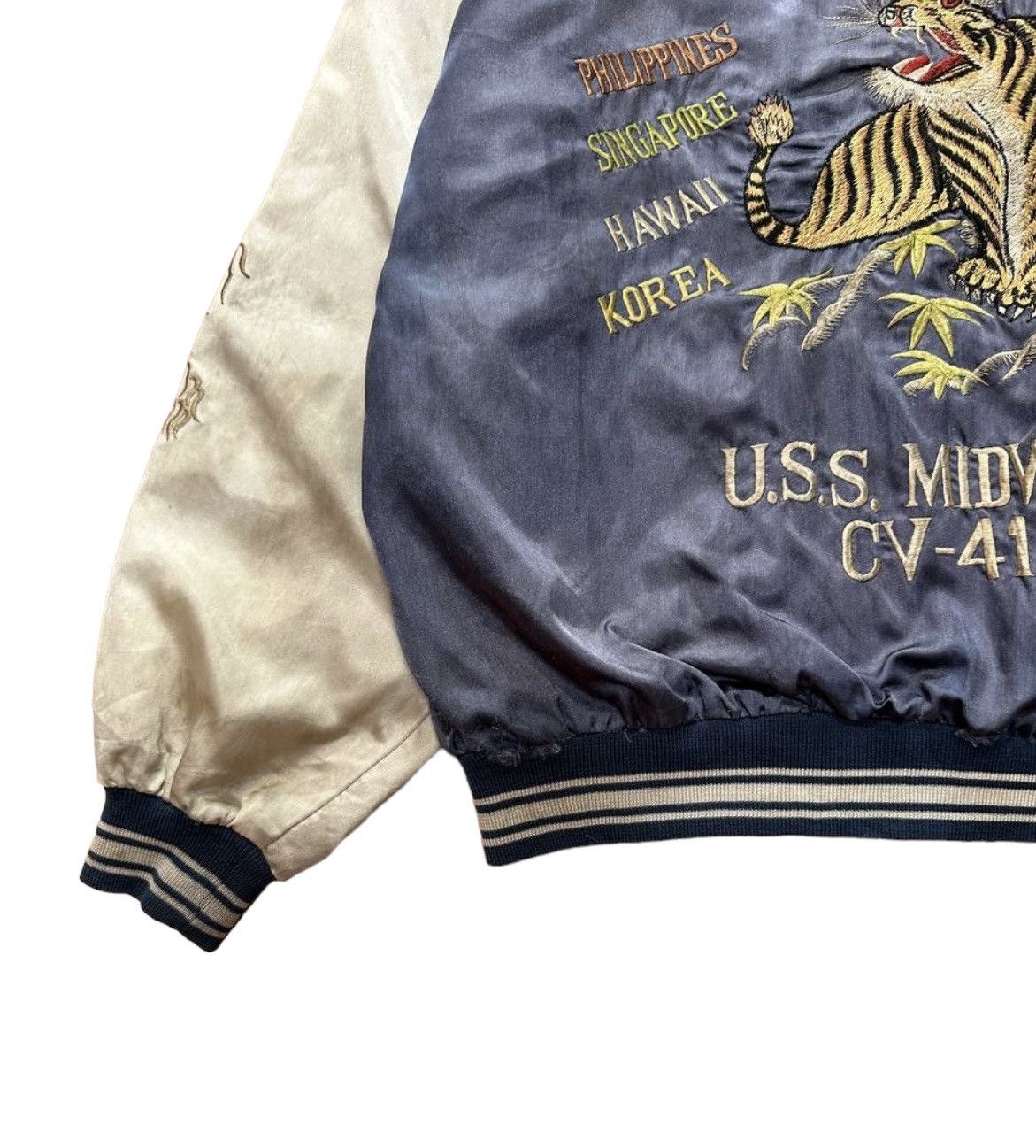 Japanese Brand × Vintage Vtg Ten Carat (West-Pac Tour) Embroidered Rayon Jacket Size US M / EU 48-50 / 2 - 13 Thumbnail