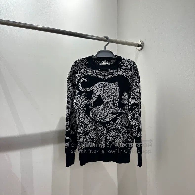 Hermes Hermes Jungle leopard cashmere sweater Size XS / US 0-2 / IT 36-38 - 1 Thumbnail