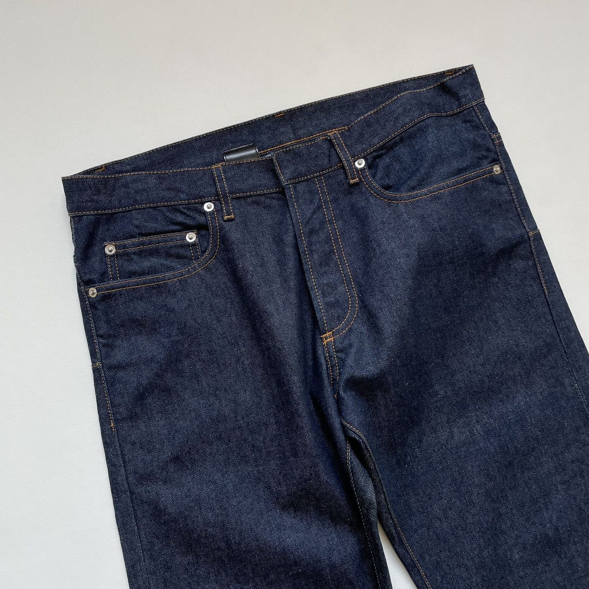Dior 19cm MII Raw Blue Denim Jeans Size US 32 / EU 48 - 9 Thumbnail