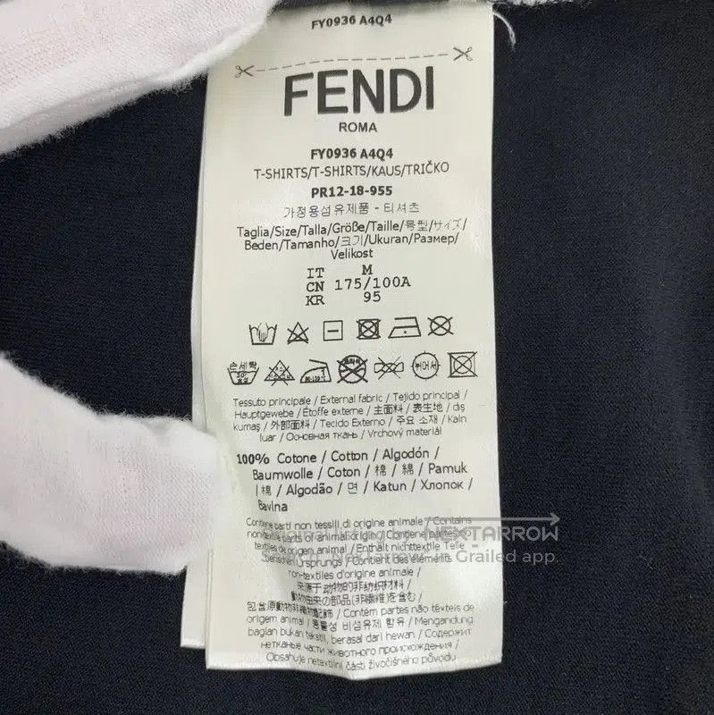 Fendi Fendi Color Block Women's T-Shirt . Size M / US 6-8 / IT 42-44 - 7 Thumbnail