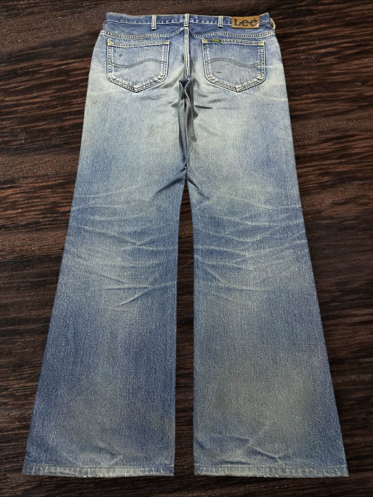Lee × Vivienne Westwood Vintage Lee Riders Faded Wash Distressed Baggy Jeans Size US 34 / EU 50 - 2 Thumbnail
