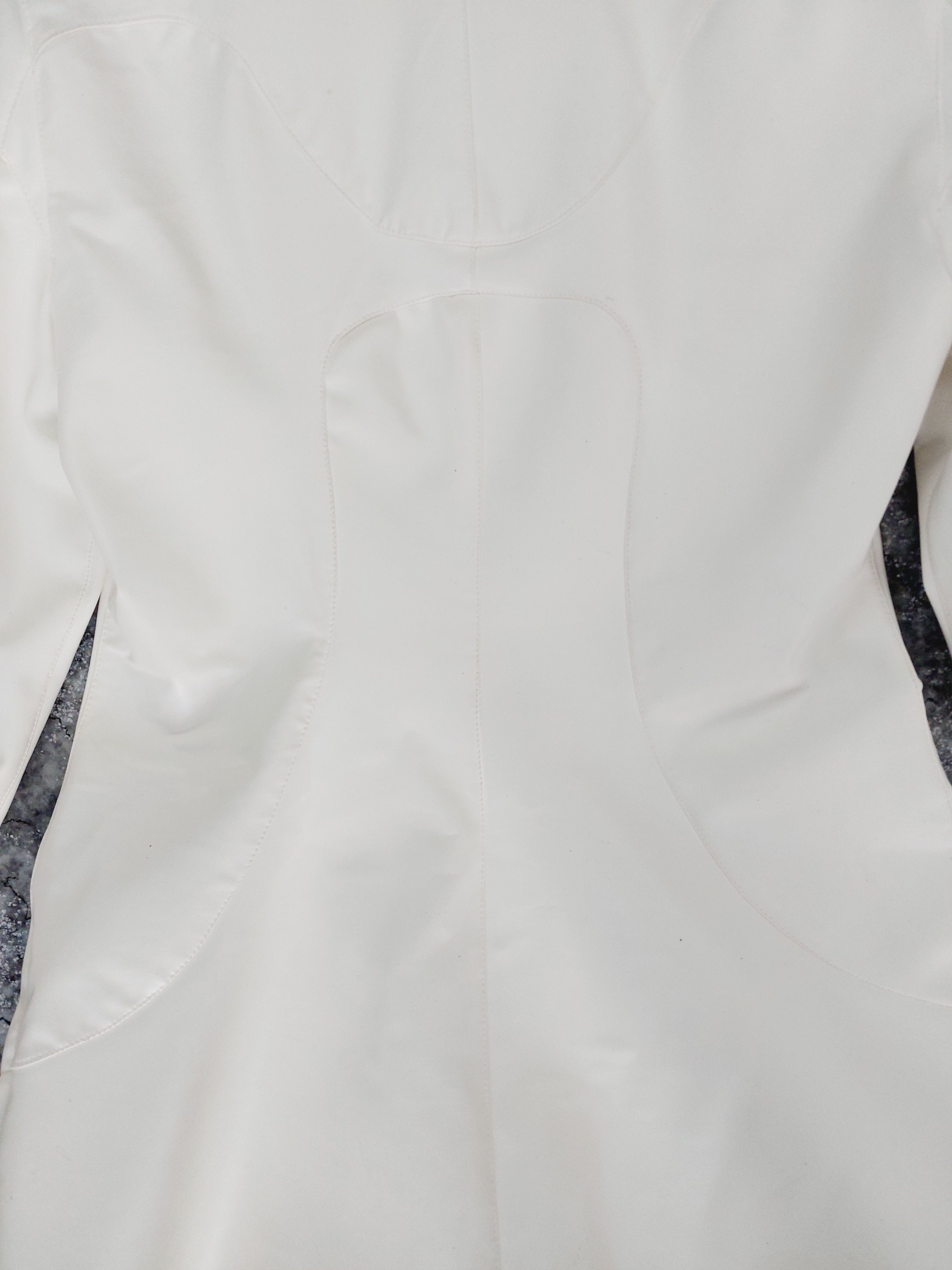 Thierry Mugler Thierry Mugler PVC Rubber White Plastic Couture Jacket Suit Size M / US 6-8 / IT 42-44 - 8 Thumbnail