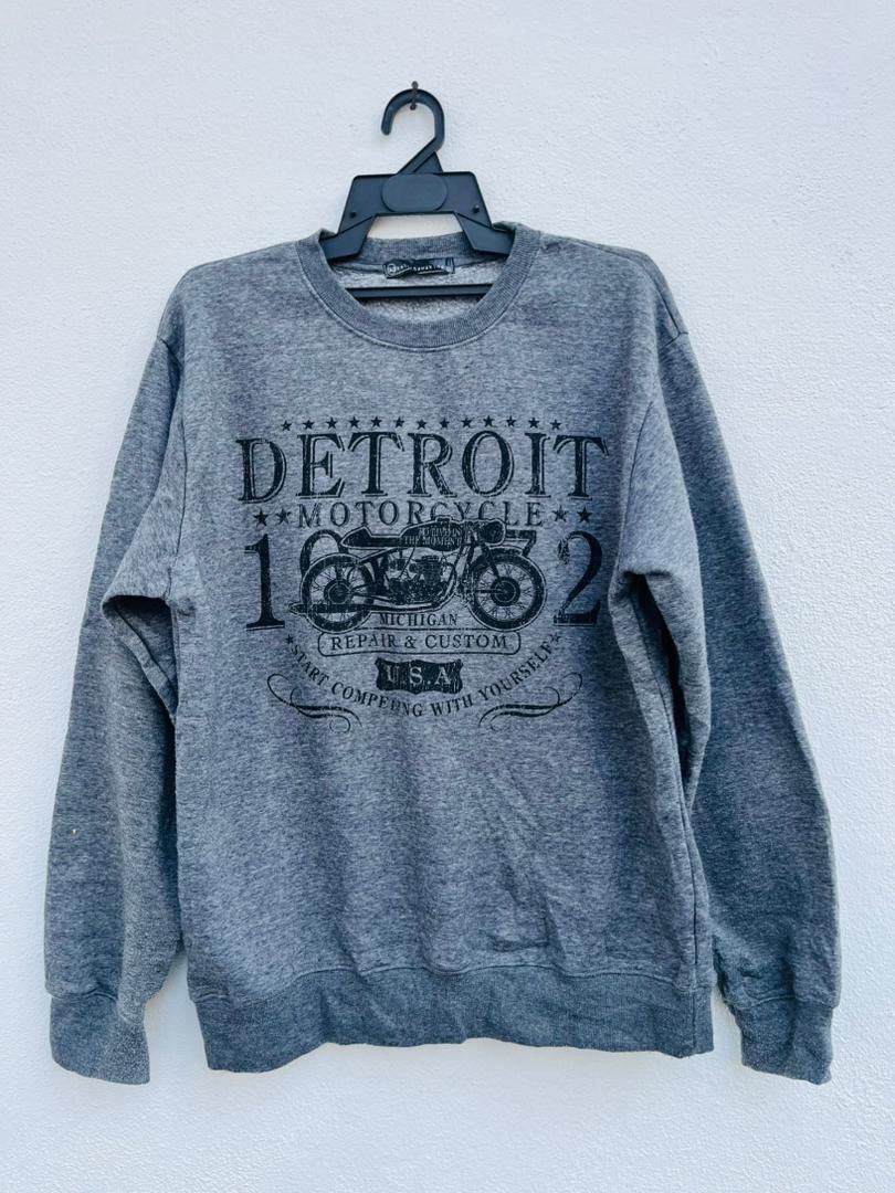 Japanese Brand × Vintage Vintage Detriot Motorcycle Streetwear Fashion Style Size US L / EU 52-54 / 3 - 1 Thumbnail