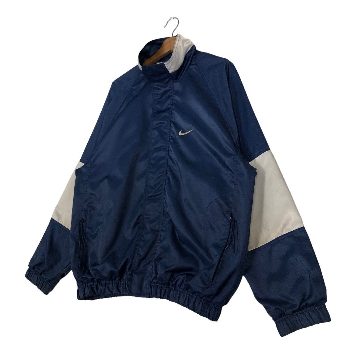 Nike 🔥Vintage Bomber Jacket Nike Big Logo Swoosh Size US M / EU 48-50 / 2 - 2 Thumbnail
