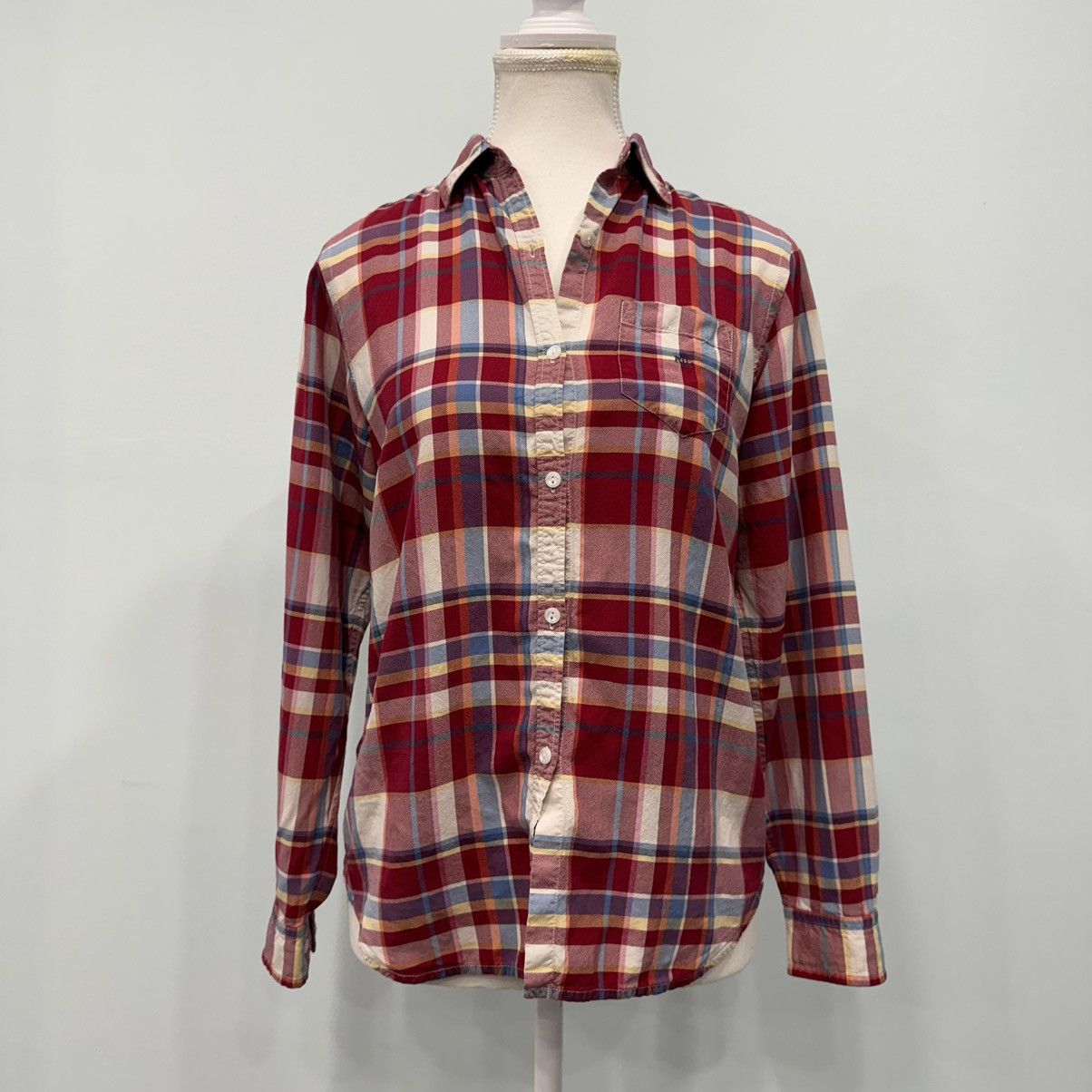 Lauren Ralph Lauren Lauren Ralph Lauren Plaid Button-Down Shirt Size Small Size S / US 4 / IT 40 - 2 Thumbnail