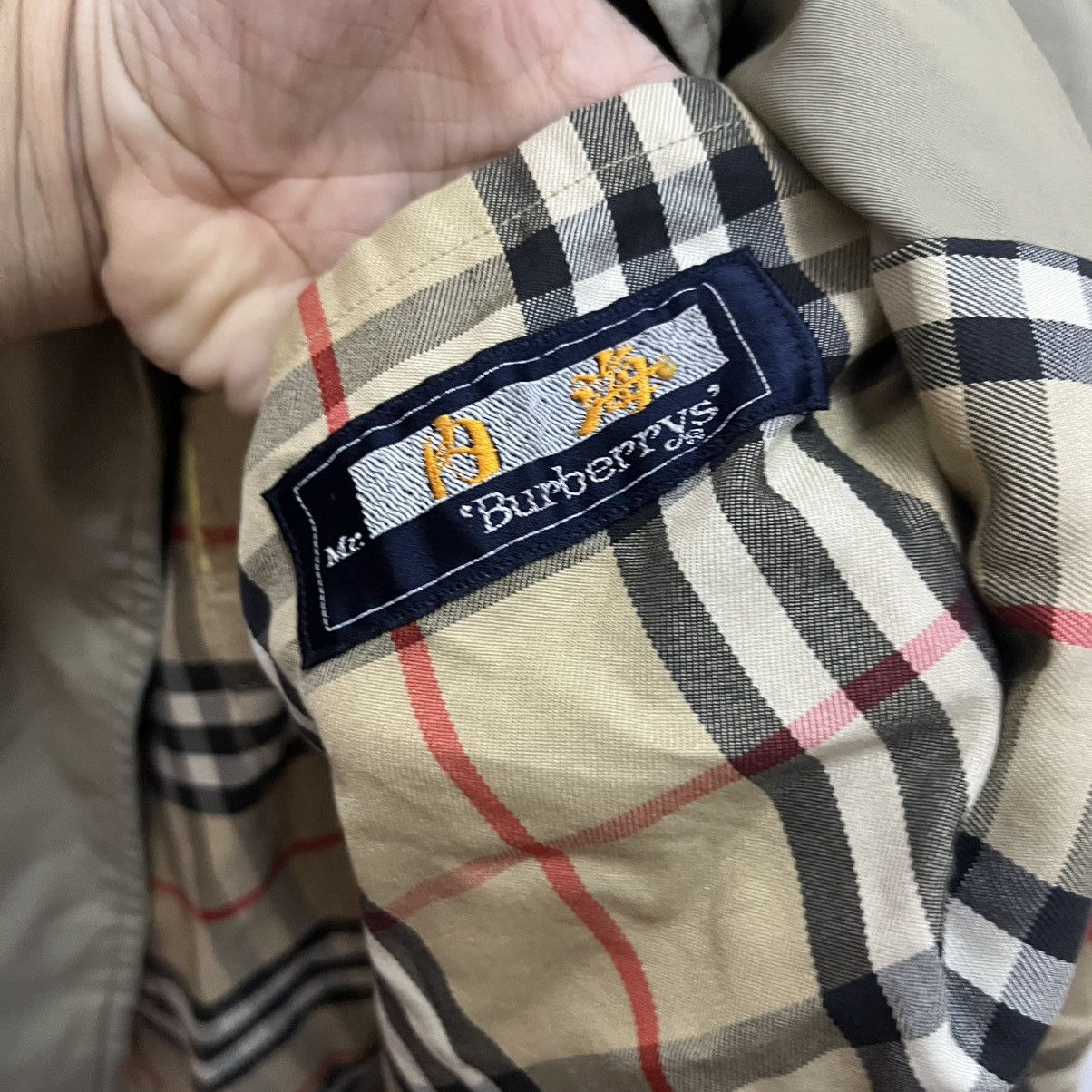 Burberry Rare Distressed Vintage Burberrys Nova Check Trench Jacket Size US L / EU 52-54 / 3 - 11 Thumbnail