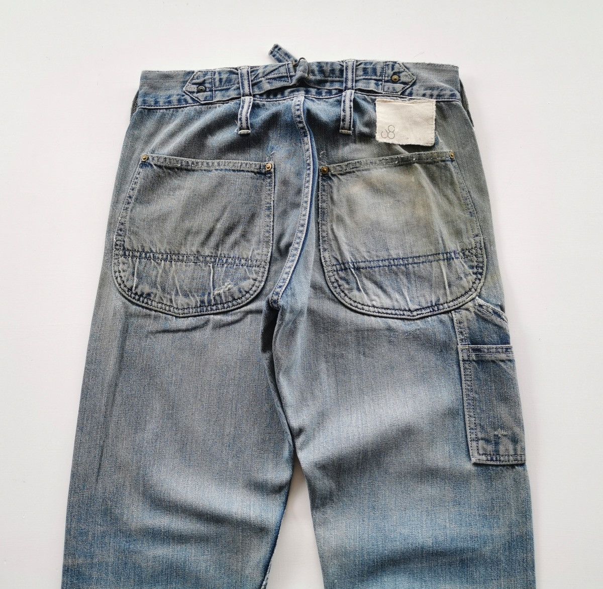 Johnbull Thrashed John Bull AP538 Selvedge Jeans Size US 30 / EU 46 - 8 Thumbnail