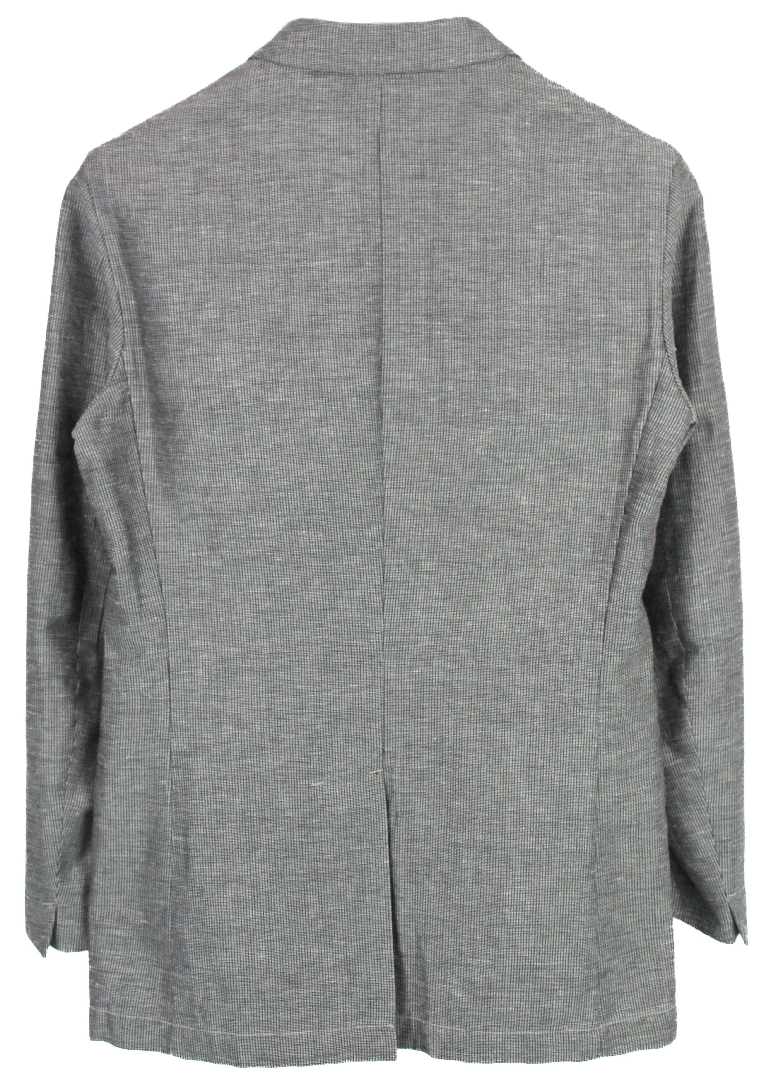 Jil Sander JIL SANDER Blazer Men's (EU) 48 Single Breasted Linen Blend Size 38R - 4 Thumbnail