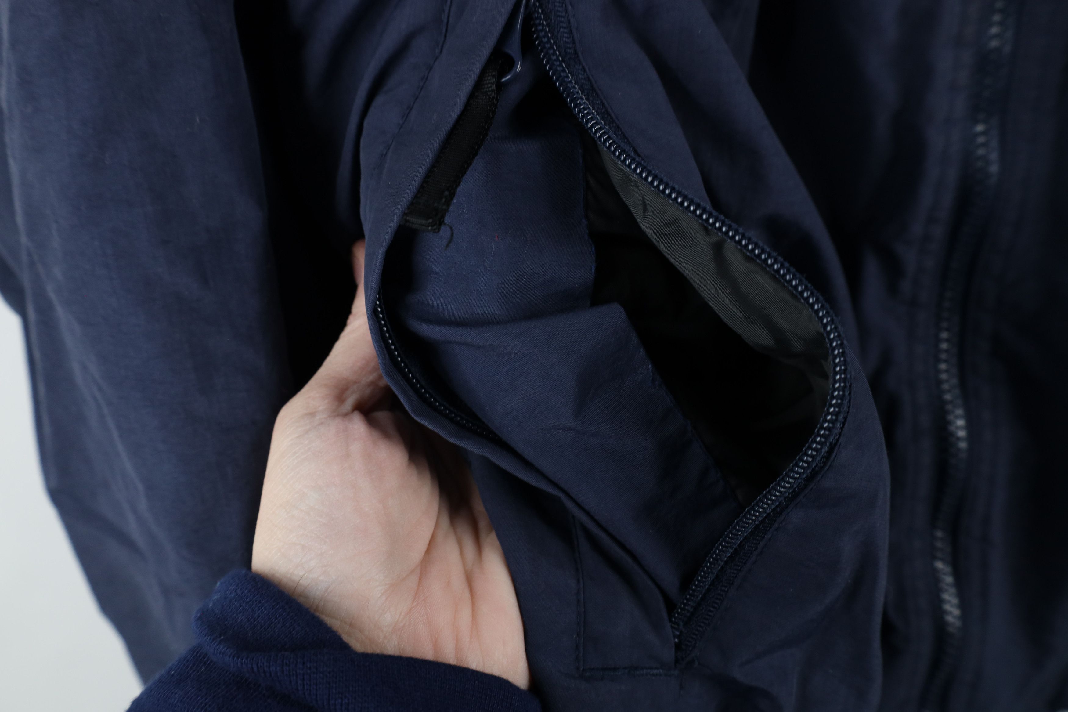 Cabelas × Vintage Vintage 90s Cabelas Fleece Lined Full Zip Bomber Jacket Blue Size US XL / EU 56 / 4 - 7 Thumbnail