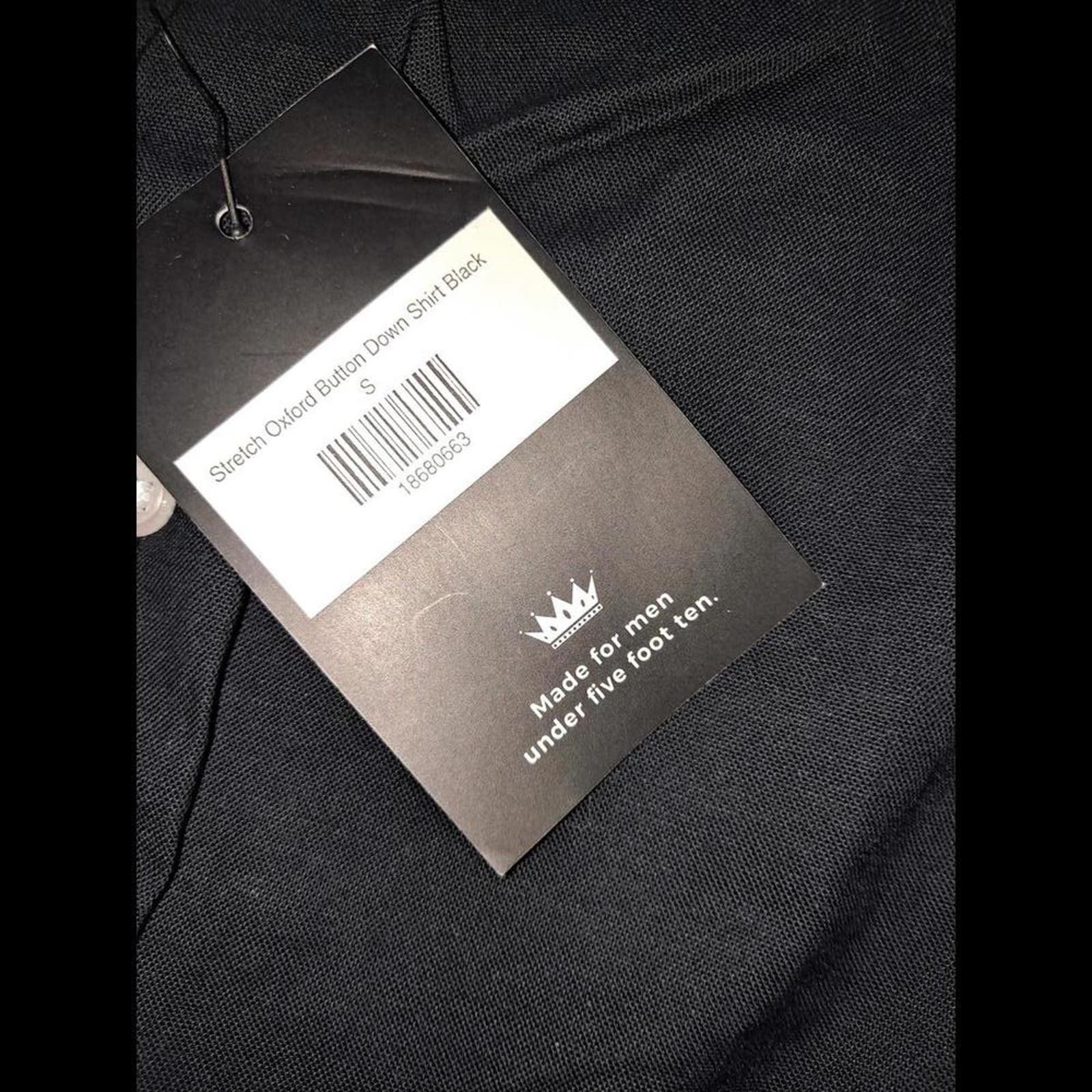 Other Under 5'10" (U-510) Stretch Oxford Black Button Dwn Small Size US S / EU 44-46 / 1 - 5 Thumbnail
