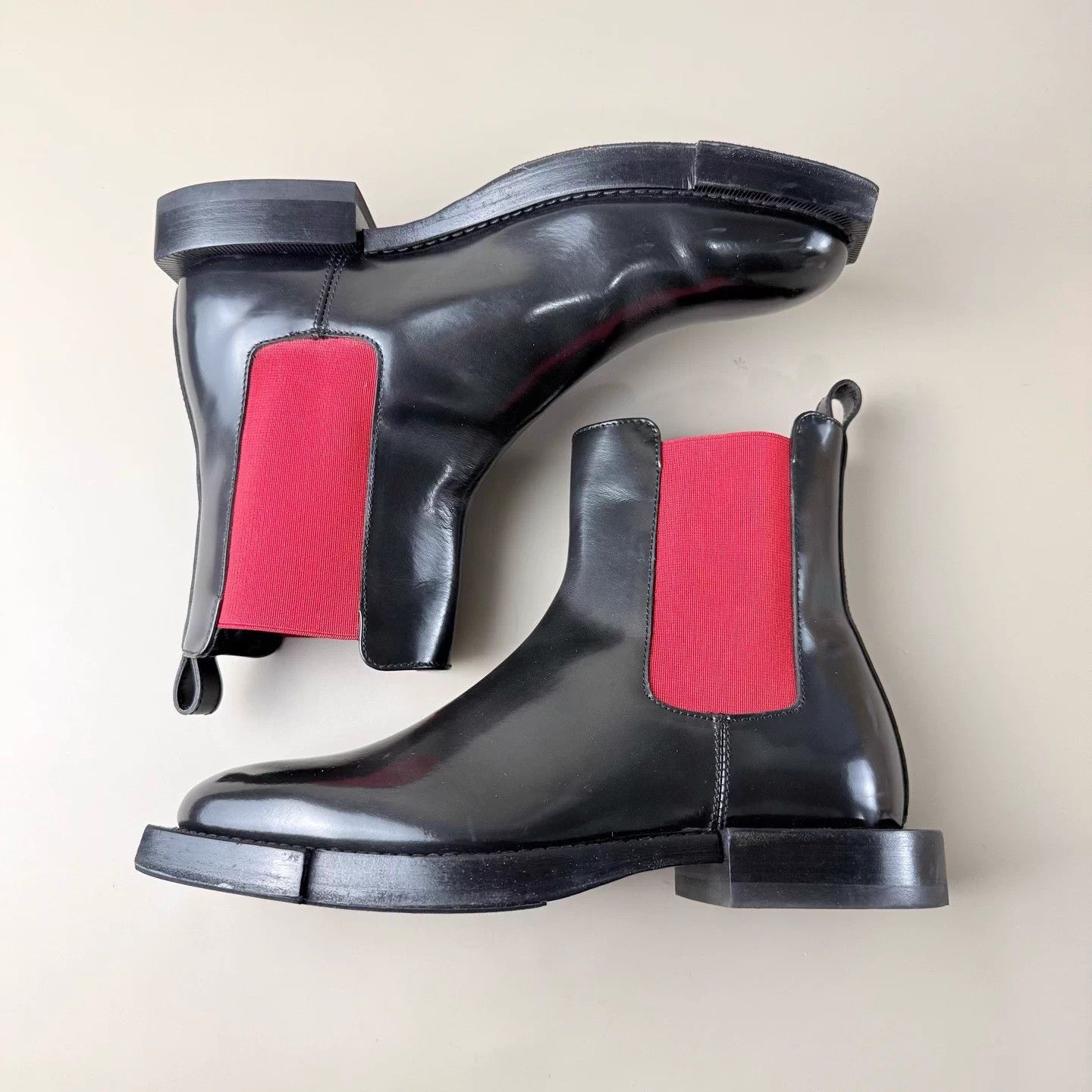 Alexander McQueen Alexander McQueen Black & Red Chelsea Boots EU36 Size US 5 / IT 35 - 5 Thumbnail