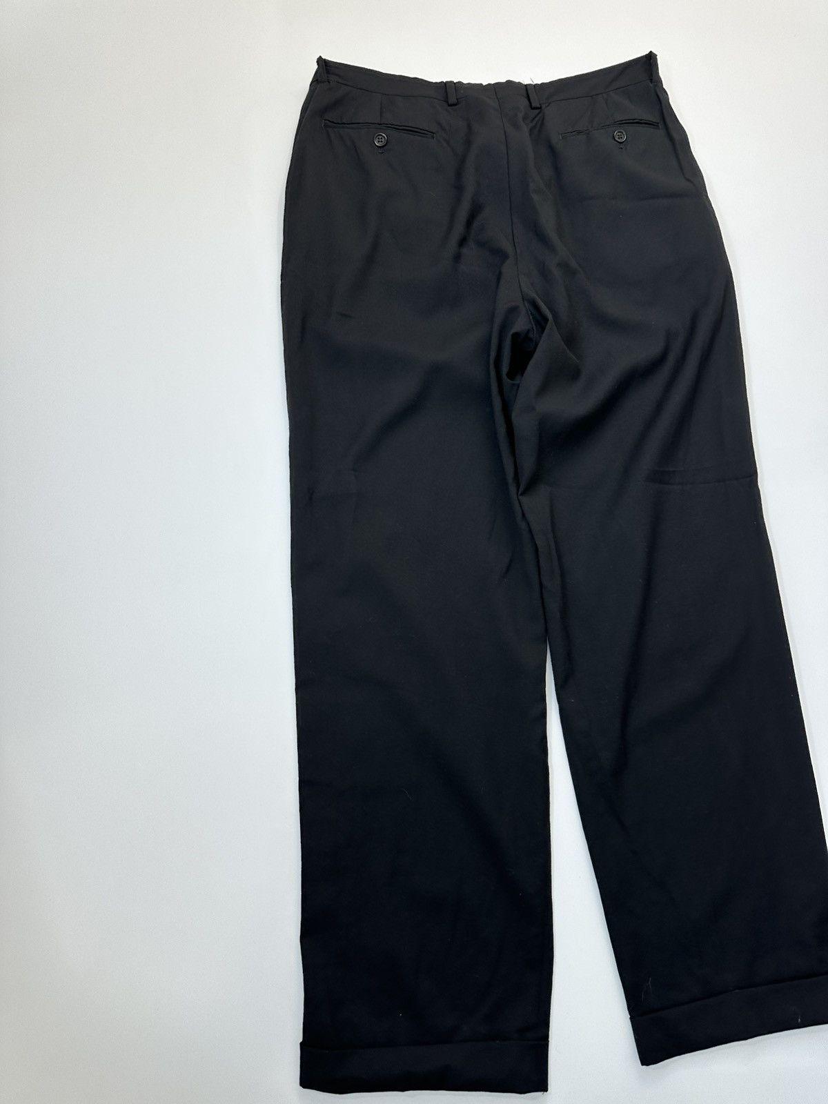 Valentino Vintage Valentino Casual Wool Pants Men's Black Size US 35 - 11 Thumbnail