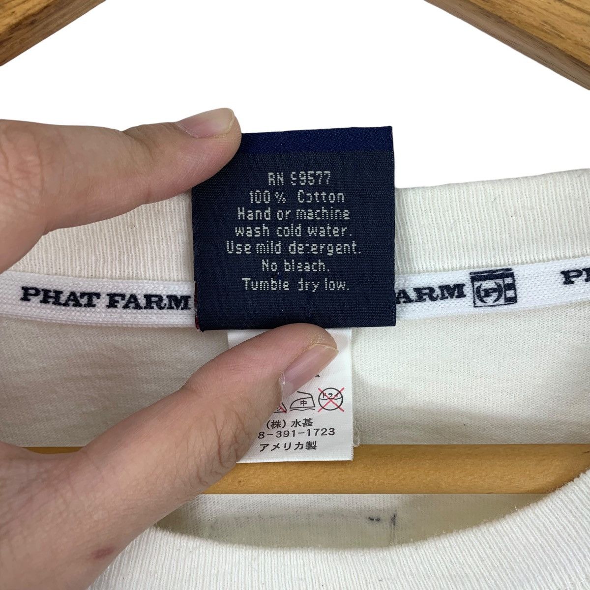 Phat Farm × Vintage Vintage Y2k PHAT FARM hip hop baggy tee Size US XXL / EU 58 / 5 - 11 Thumbnail