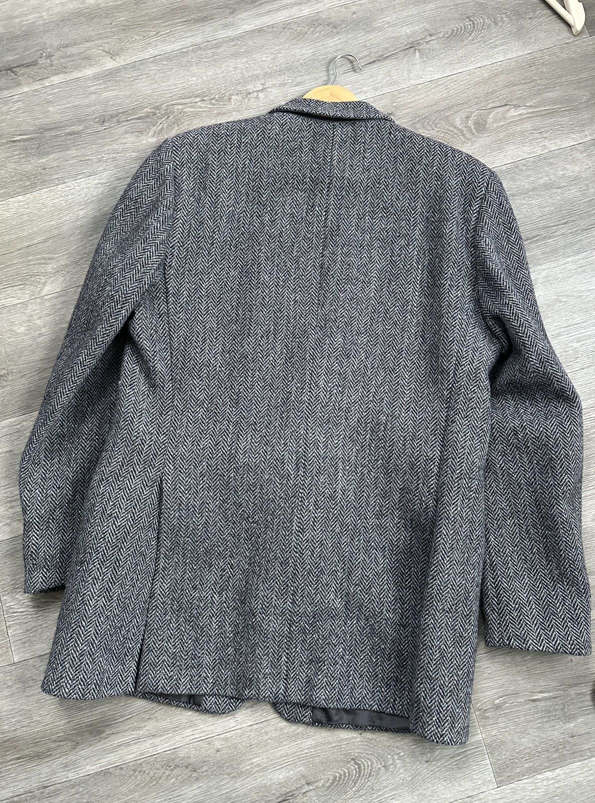 Harris Tweed 🫧 HARRIS TWEED WOOL BLAZER JACKET JAPANESE BRAND Size 46L - 7 Thumbnail