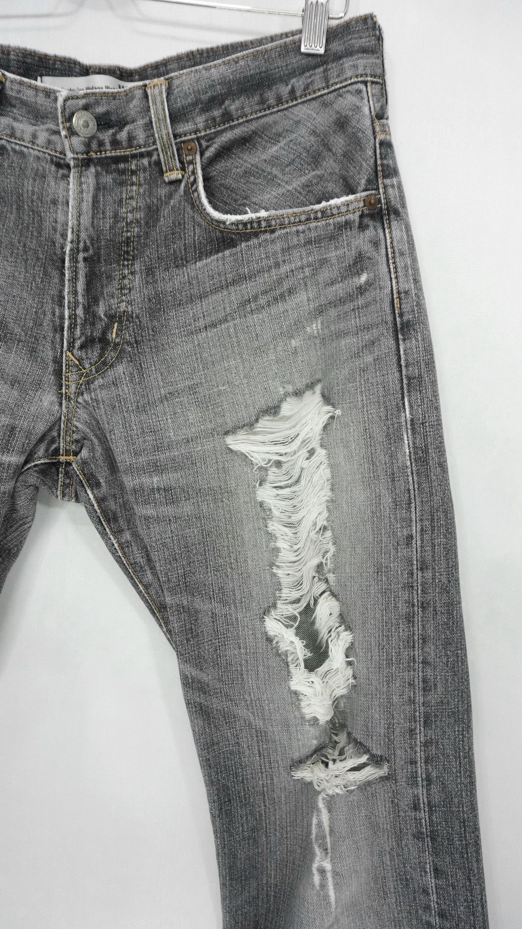 Edwin 🔥 EDWIN XV Vintage Distressed Ripped Jeans Size US 31 - 4 Thumbnail