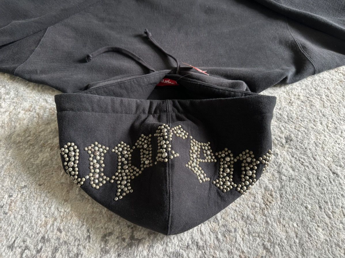 Supreme Supreme Overdyed Studded Hooded Sweatshirt SS26/W7 Size US M / EU 48-50 / 2 - 14 Thumbnail