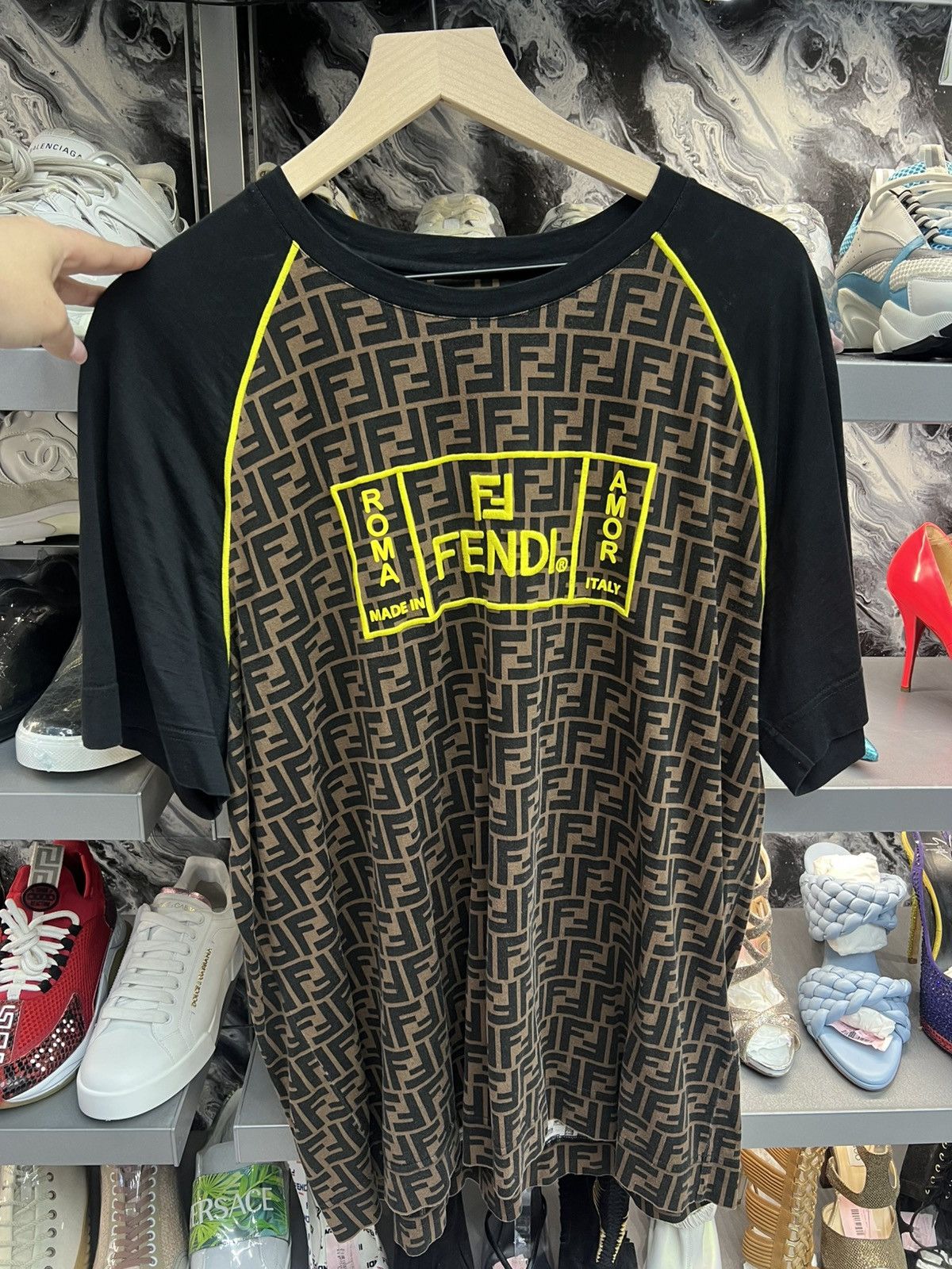 Fendi Fendi Short Sleeve Tee Size US XXL / EU 58 / 5 - 1 Thumbnail