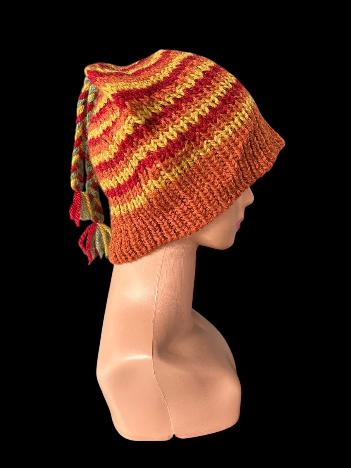 Kapital Crochet Knitted Handmade Big Beanie Hats Size ONE SIZE - 2 Thumbnail