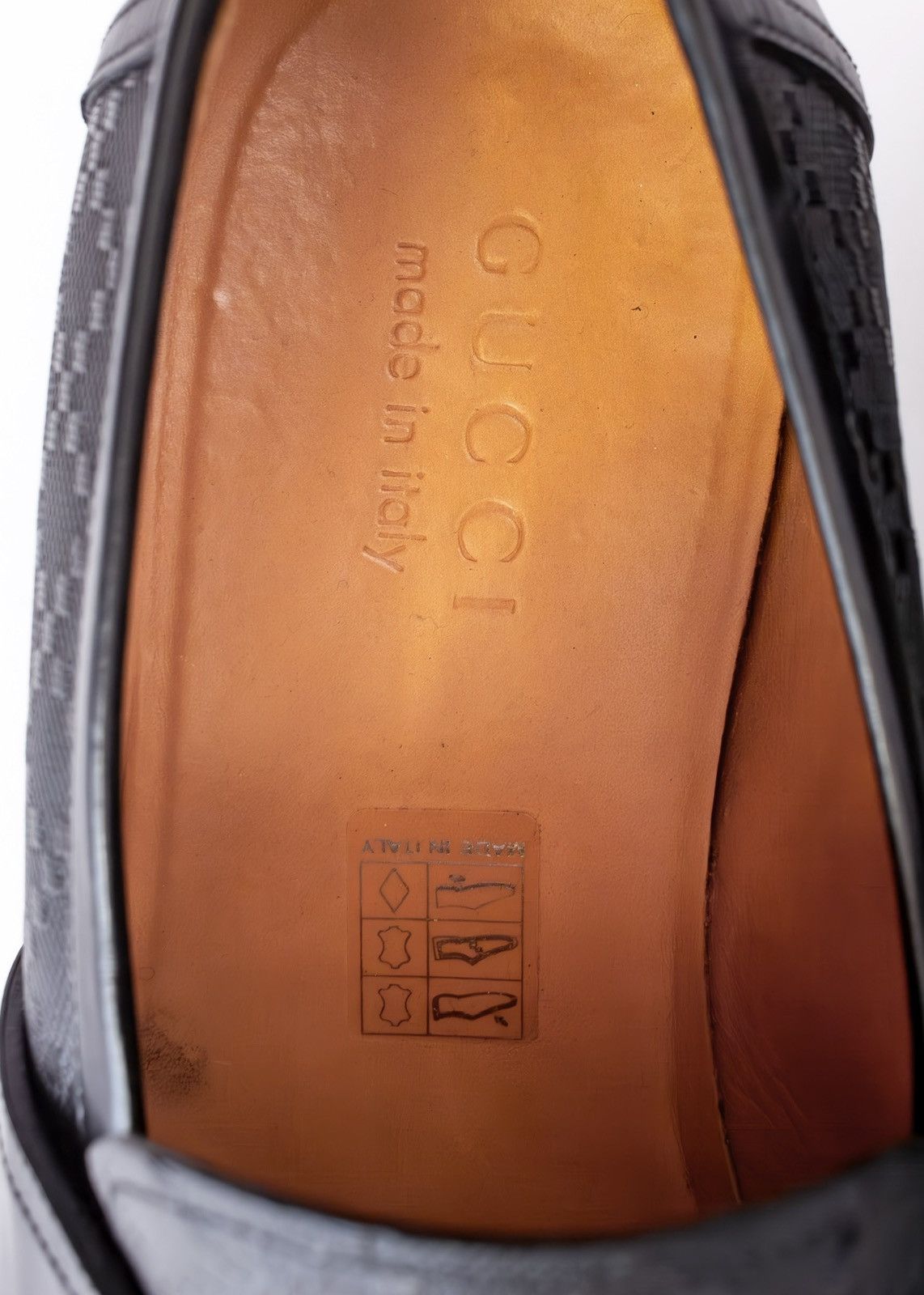 Gucci GUCCI Diamante Calfskin Mens Driver Loafers Size: US 8 Size US 9 / EU 42 - 10 Thumbnail