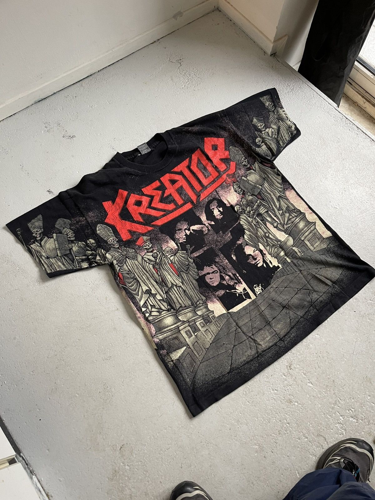 Band Tees Kreator Band tee vintage merch tour 90s single stitch Size US XL / EU 56 / 4 - 6 Thumbnail