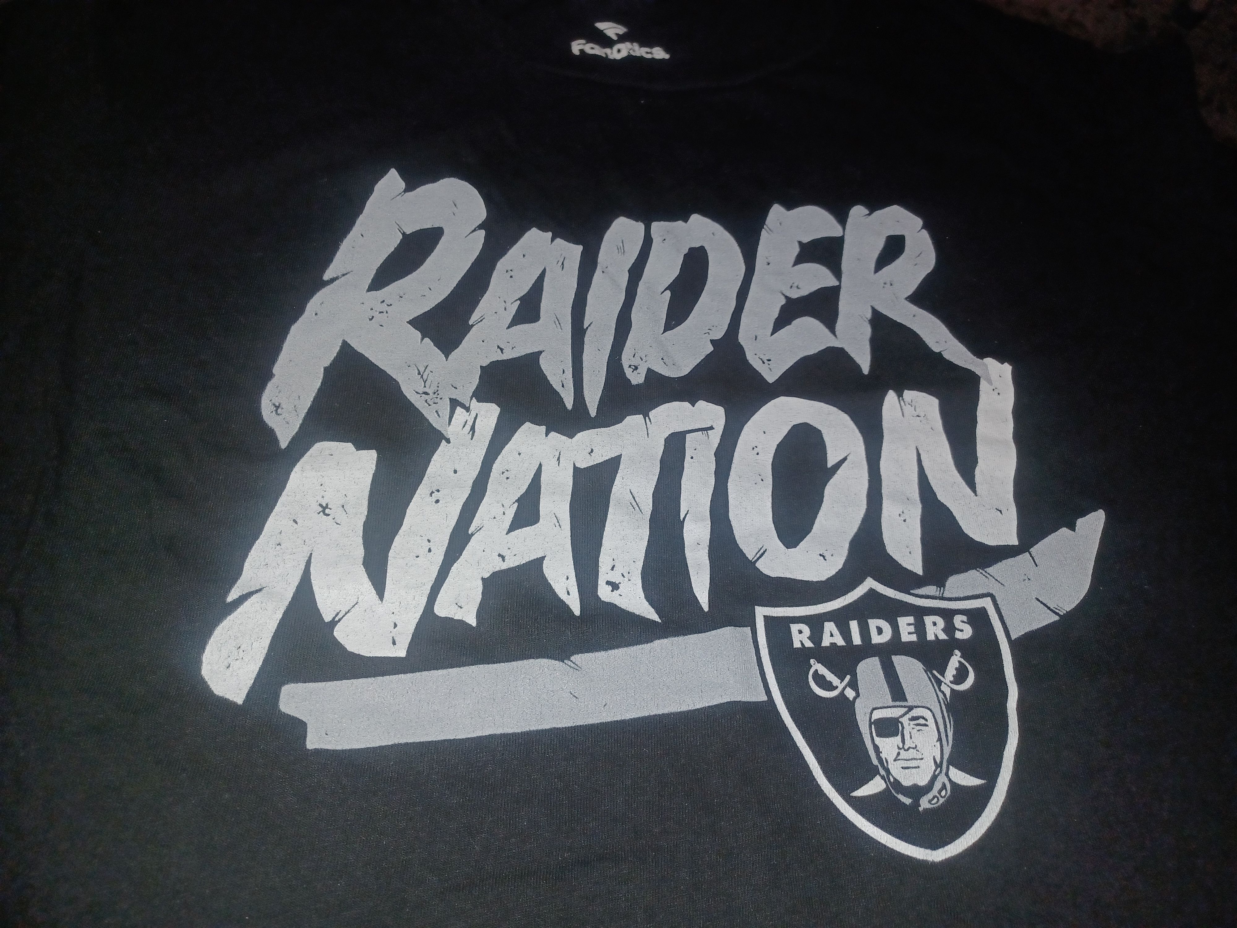 Other Fanatics Raider Nation Tee Shirt Large Black Size US L / EU 52-54 / 3 - 2 Thumbnail
