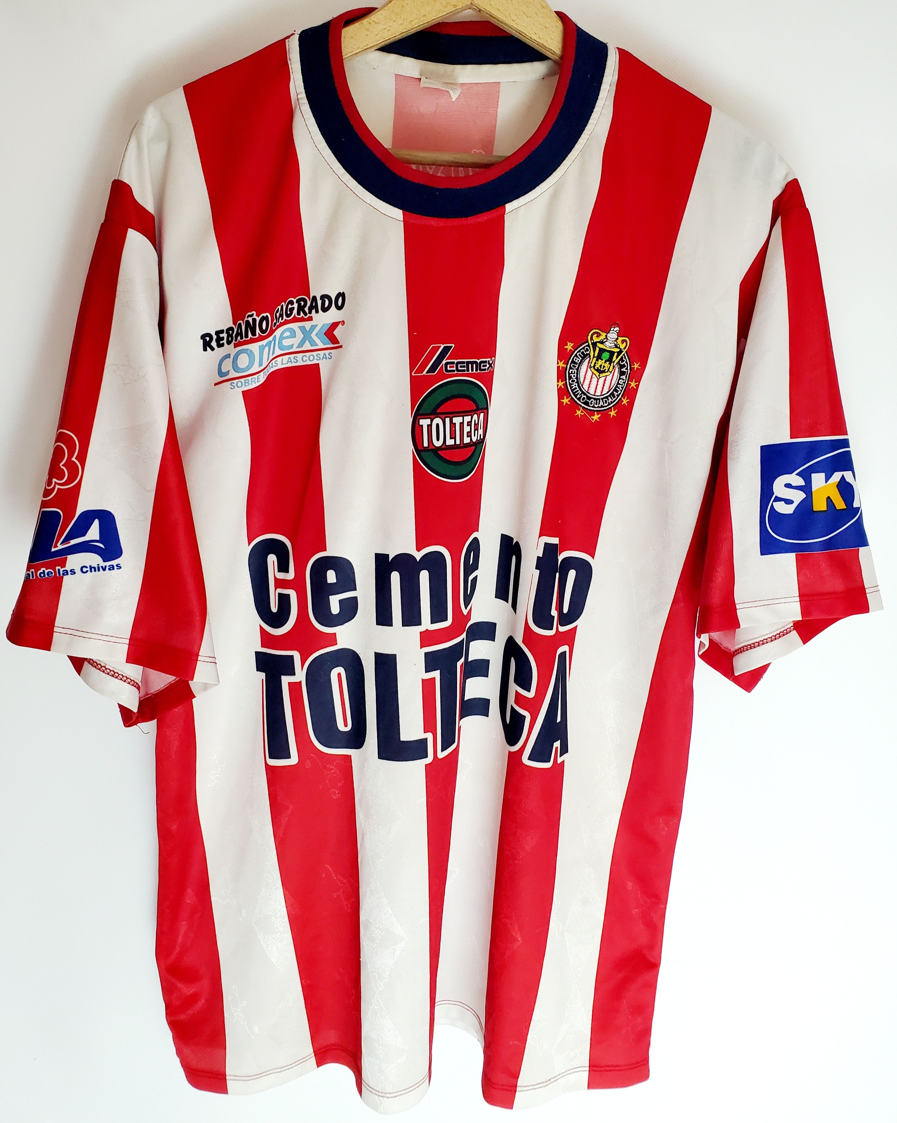 Vintage VINTAGE Chivas de Guadalajara Home 2002-2003 JerseyMEXICO xl Size US XL / EU 56 / 4 - 1 Thumbnail