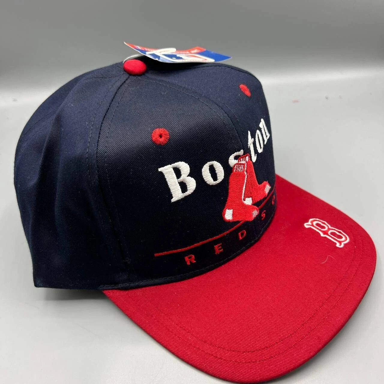 Twins Enterprise Inc. × Vintage Boston Red Sox Hat Men Twins Enterprise MLB Snap Back Cap Size ONE SIZE - 4 Thumbnail