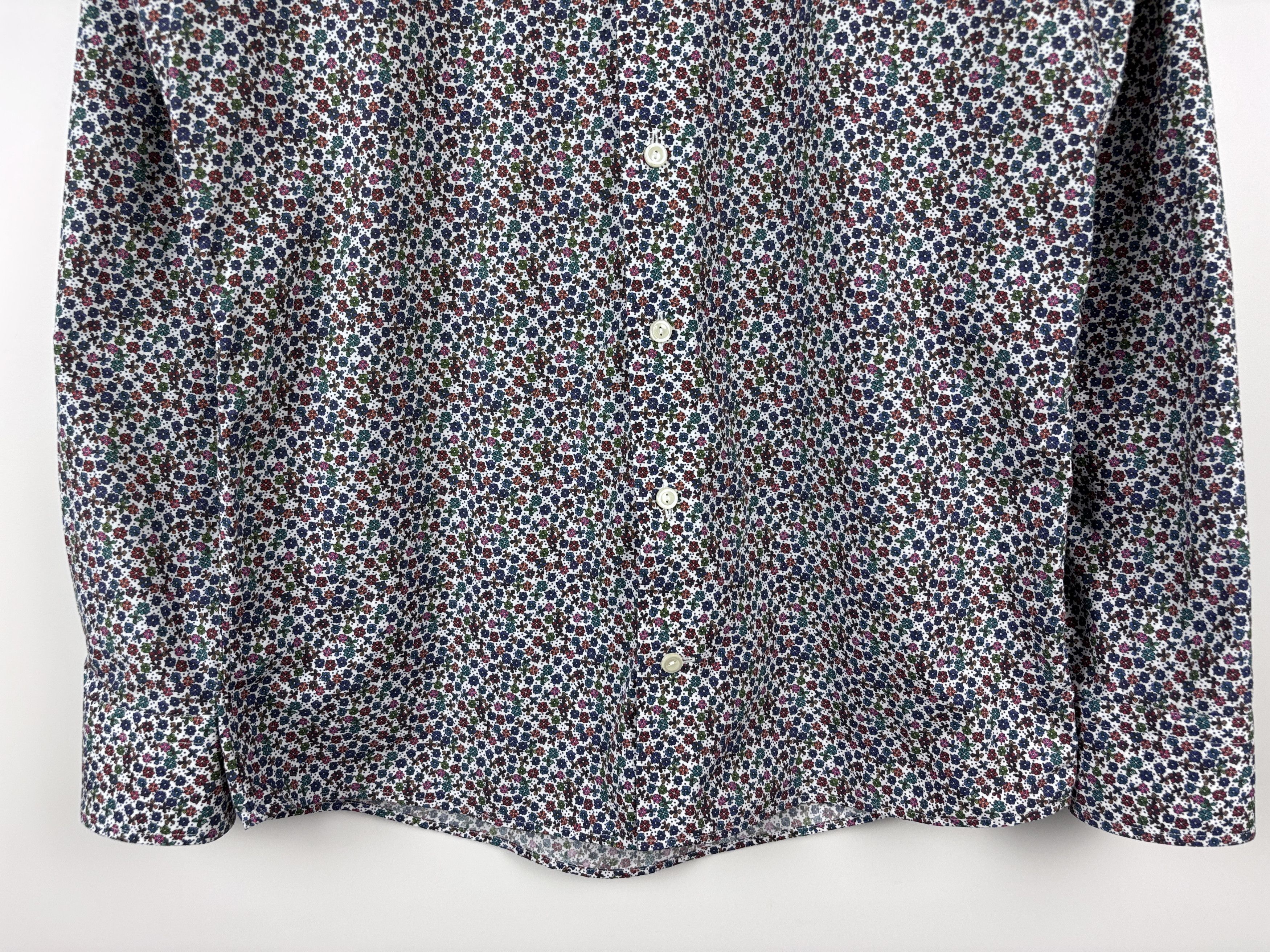 Eton Eton Floral Slim Fit Long Sleeve Button Shirt 40 15 3/4 Size US M / EU 48-50 / 2 - 3 Thumbnail