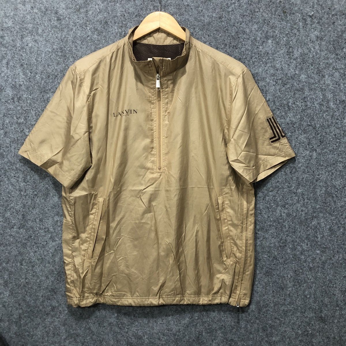 Lanvin Vintage Lanvin Sport Half Zip Light Weight Jacket Size US L / EU 52-54 / 3 - 1 Thumbnail