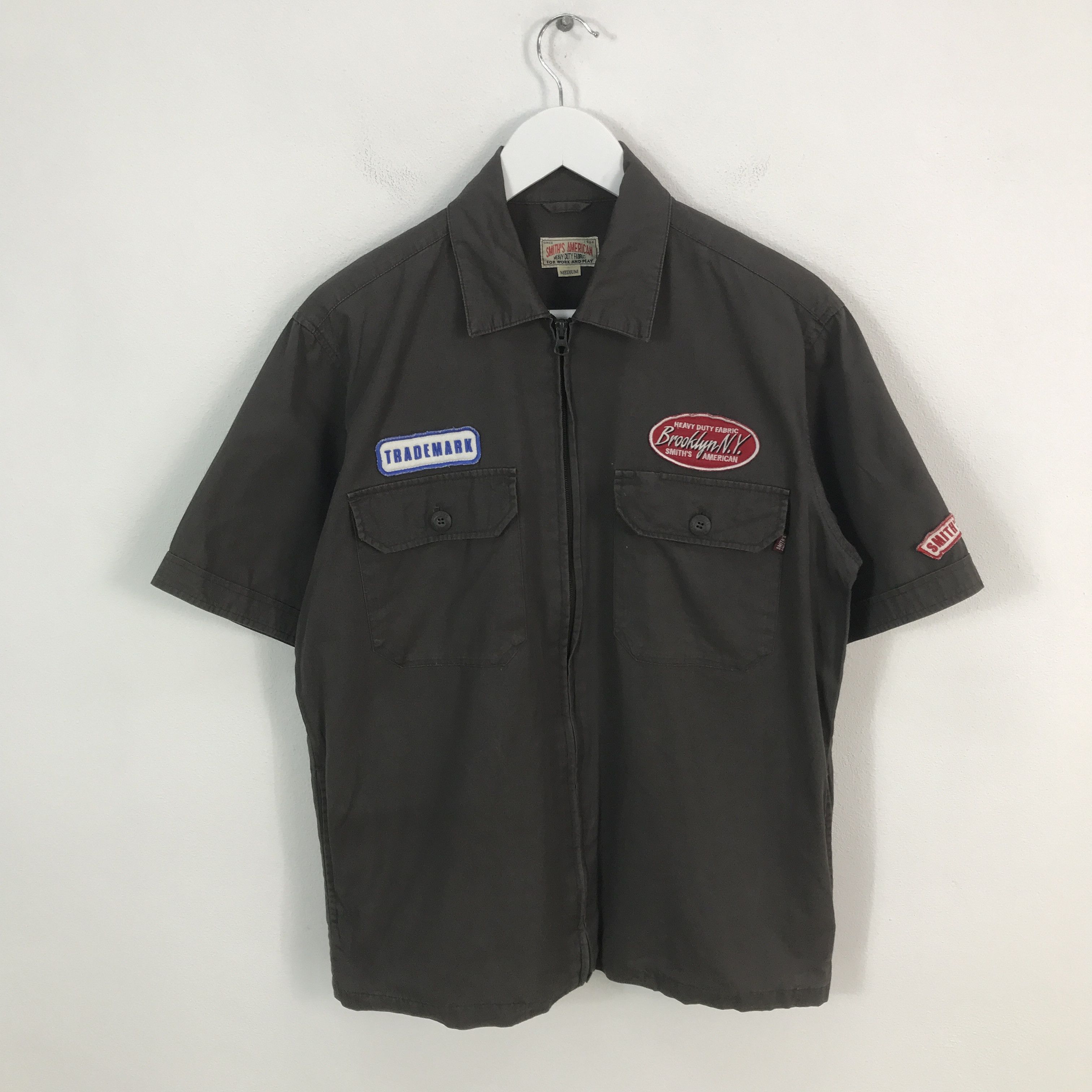 Smith's American Rare Smiths American Brooklyn NY Zipper Worker Jacket Size US S / EU 44-46 / 1 - 1 Thumbnail