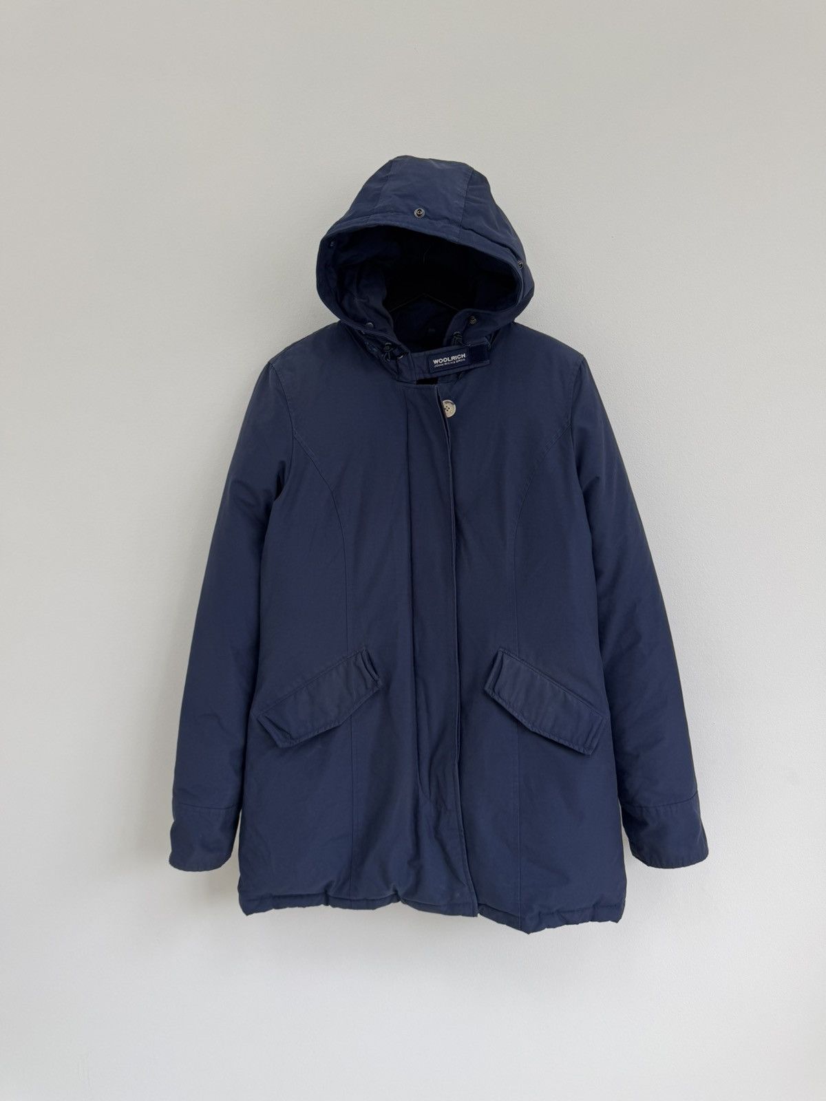 Goretex Woolrich Women Parka Jacket Size L Blue Size M / US 6-8 / IT 42-44 - 1 Thumbnail