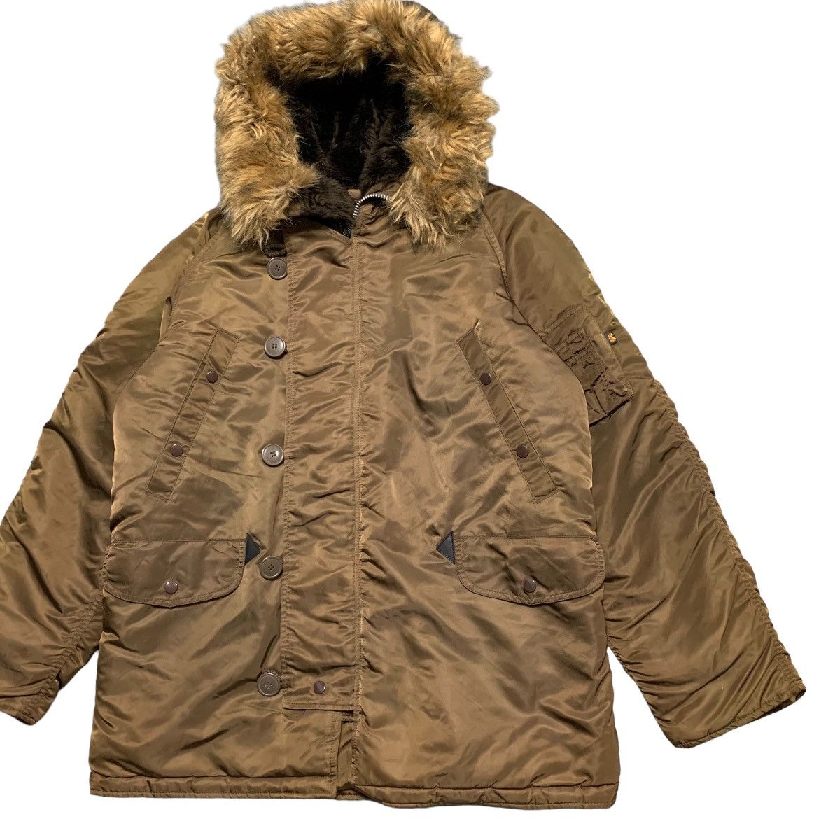 Alpha Industries Alpha Industries Hooded Nylon Jacket Size US M / EU 48-50 / 2 - 3 Thumbnail