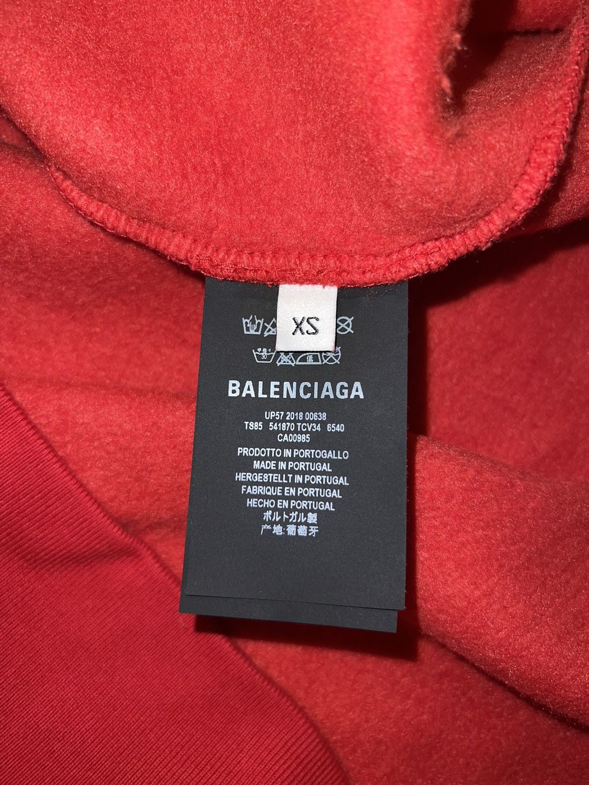 Balenciaga X WFP Hoodie Red