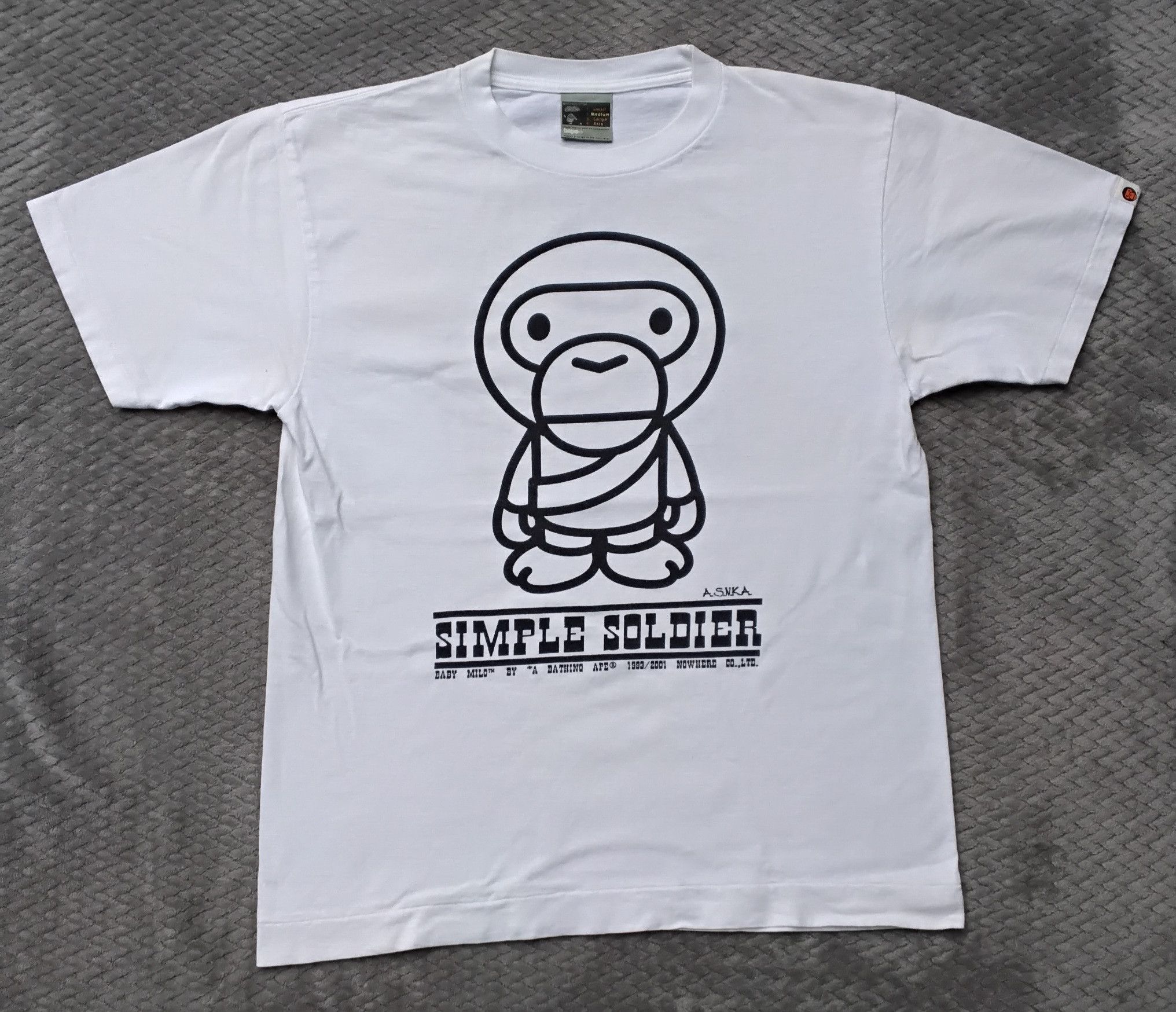 Bape × Nigo Bape Nigo Teriyaki Boyz Baby Milo Tee | Grailed