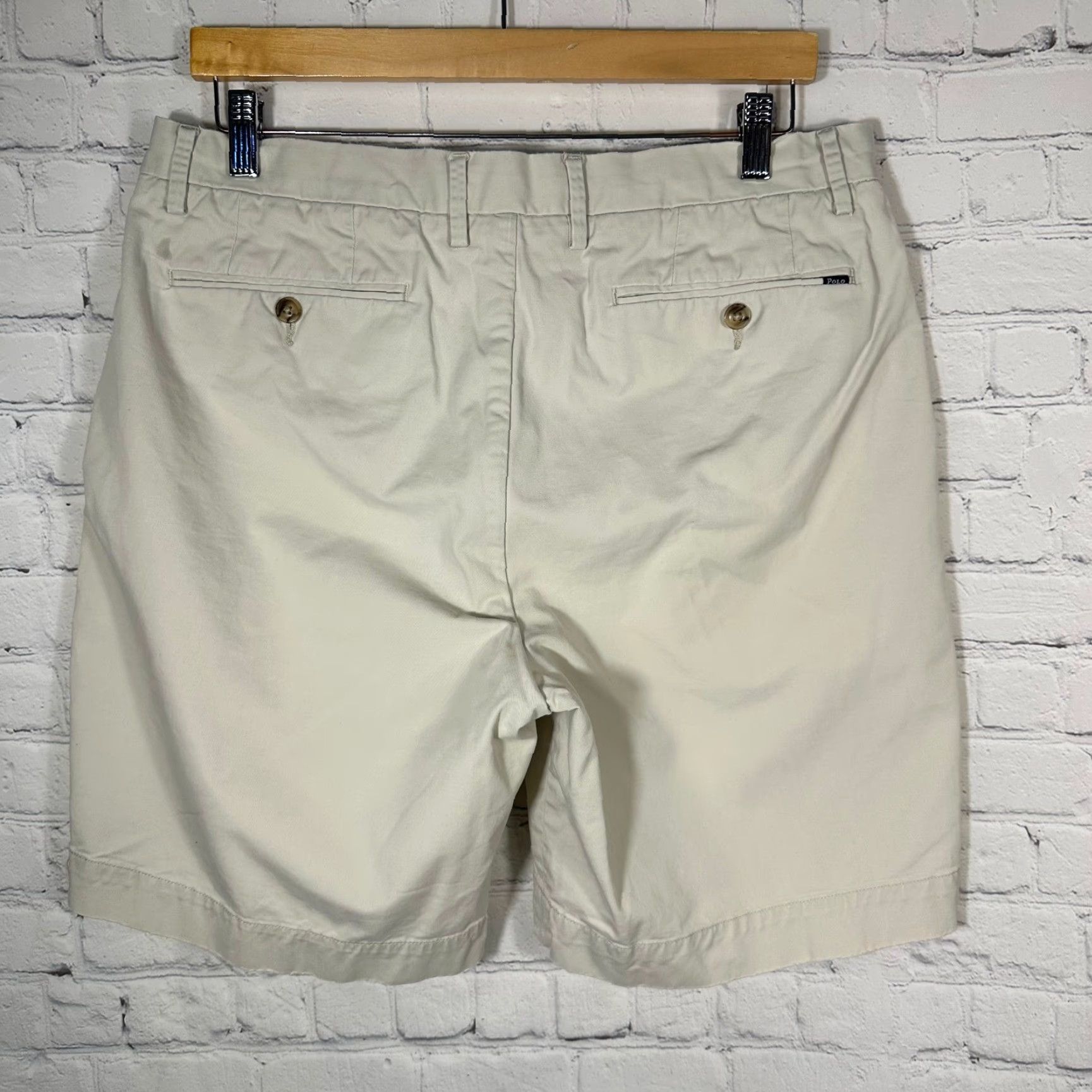 Polo Ralph Lauren Polo Ralph Lauren Mens Stretch Classic Fit Chino Shorts Tan Khaki Size 34 Size US S / EU 44-46 / 1 - 6 Thumbnail