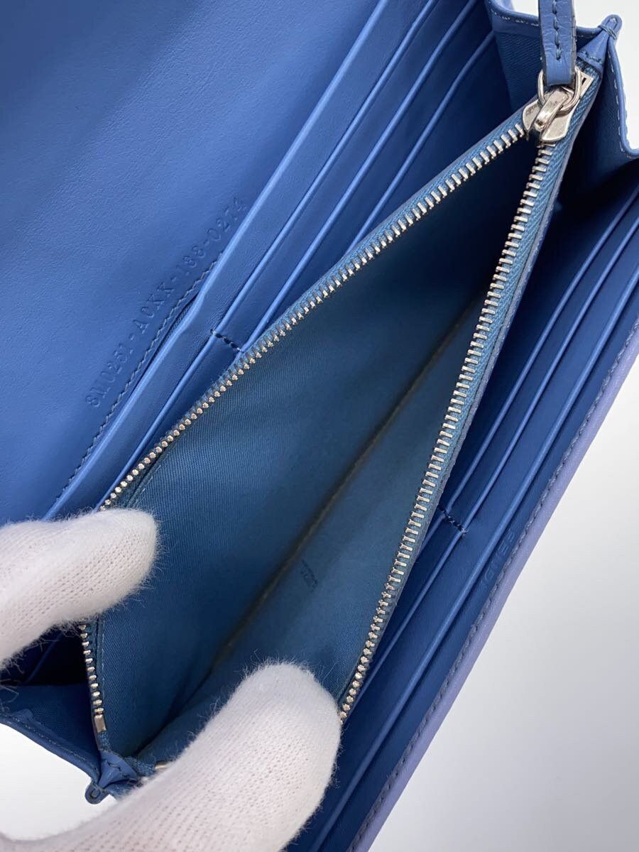 Fendi Fendi Leather Long Wallet Blue Size ONE SIZE - 5 Thumbnail