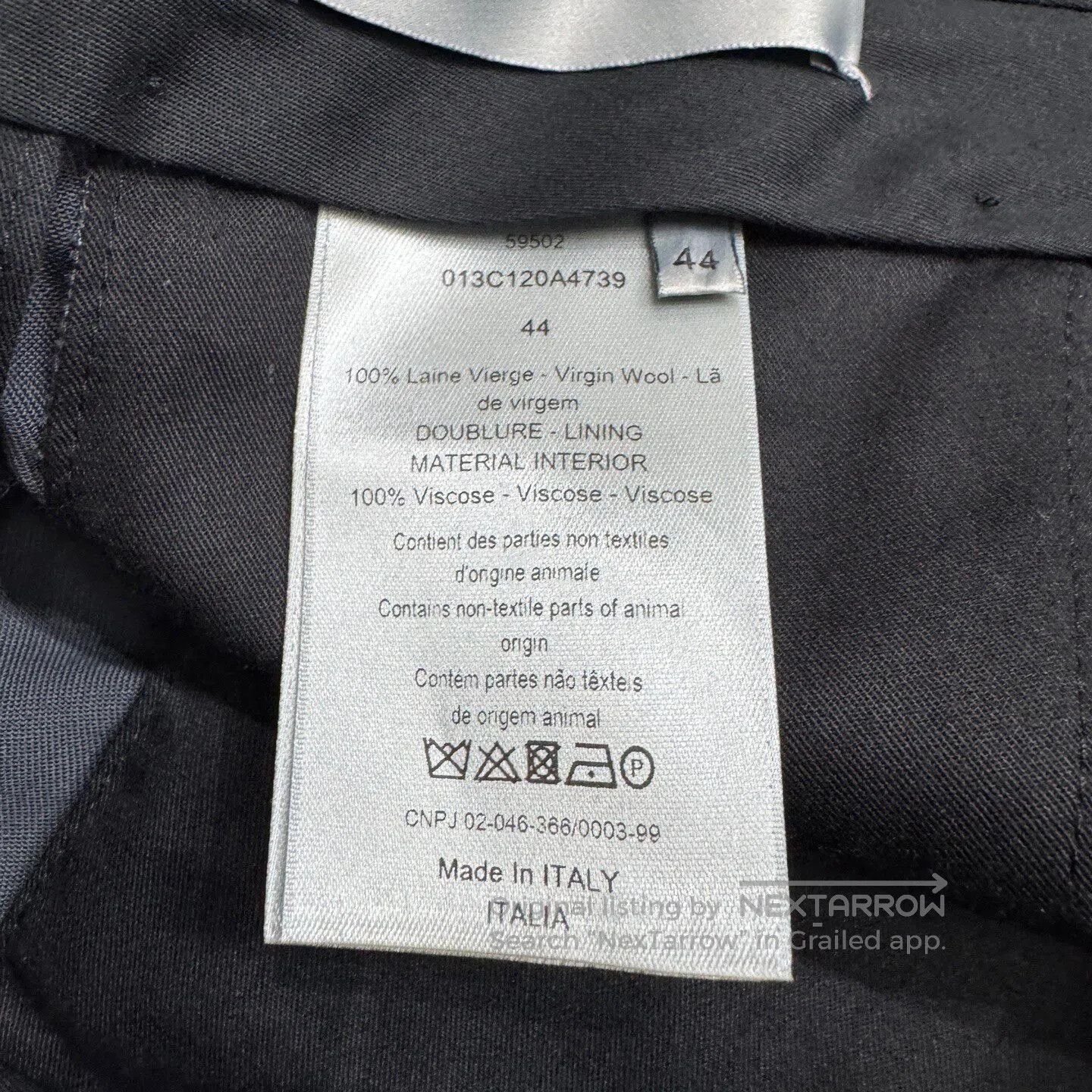 Dior Dior Smog Blu casual pants| Size US 28 / EU 44 - 4 Thumbnail