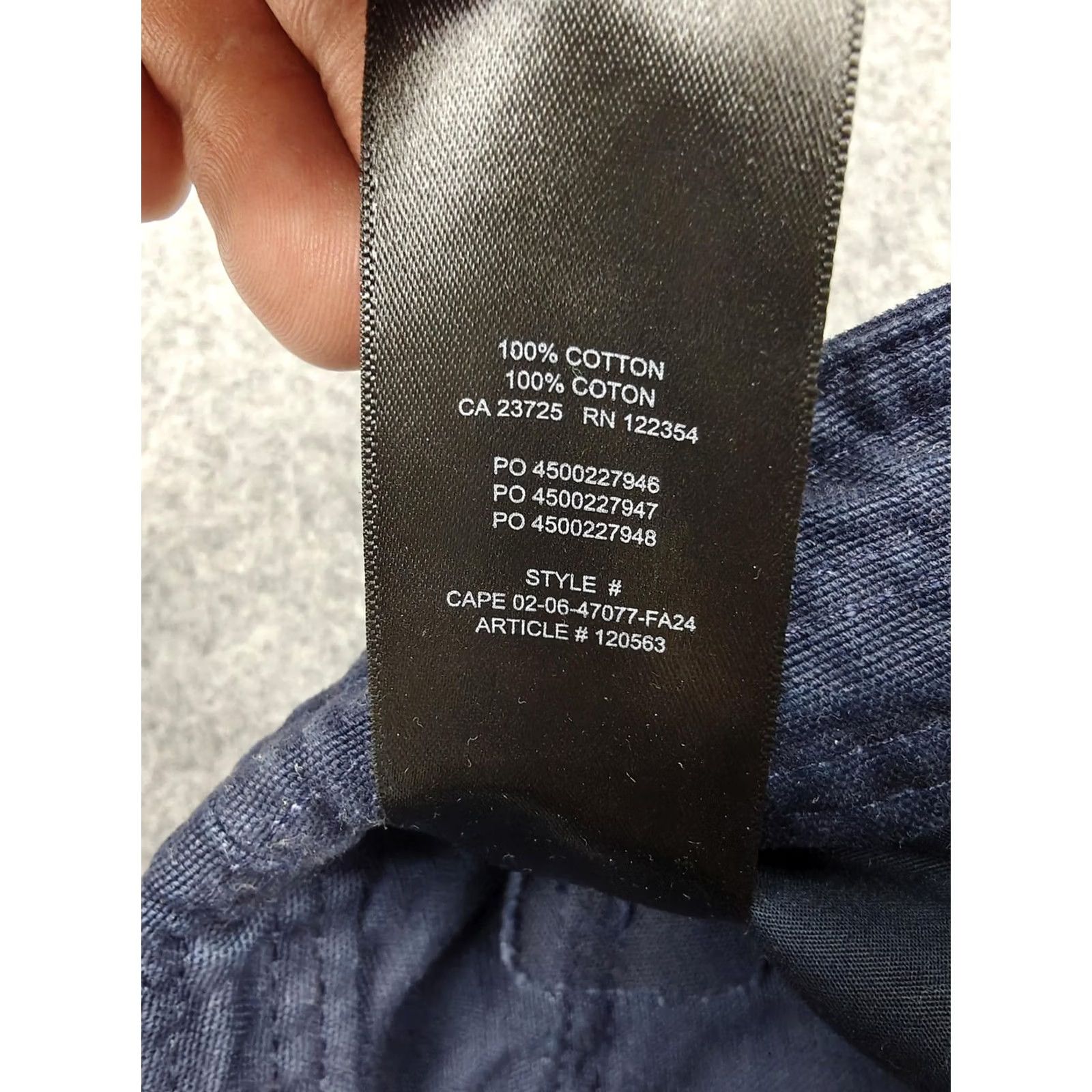 Aritzia Aritzia Sunday Best Pants Womens 00 Blue Cargo Twill Adjustable Waist Pockets Shirt? Size 24" / US 00 / IT 34 - 6 Thumbnail