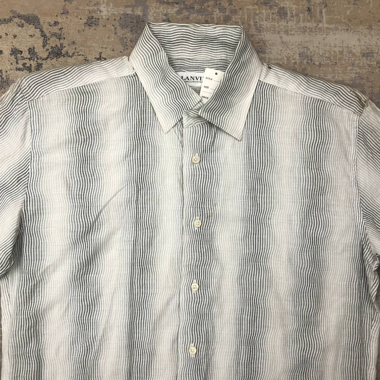 Lanvin T483 LANVIN STRIPPED SHIRTS Size US M / EU 48-50 / 2 - 5 Thumbnail