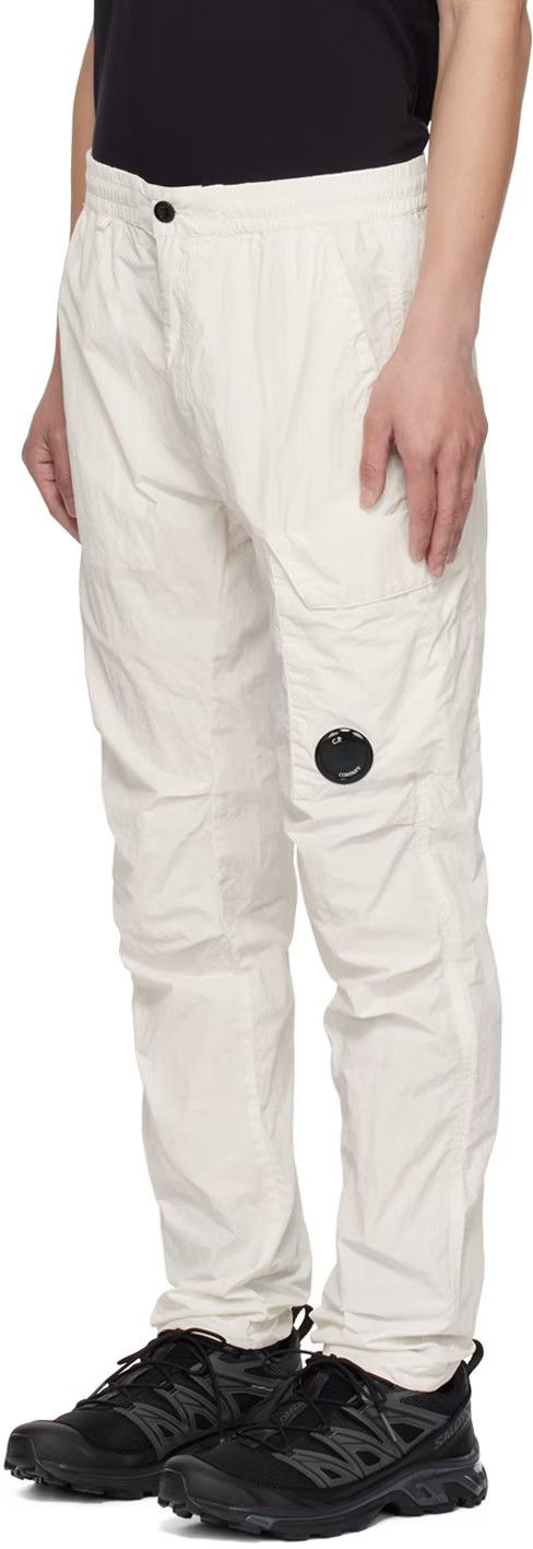 C.P. Company o1y1224 Logo Cargo Pant in White Size US 28 / EU 44 - 4 Thumbnail