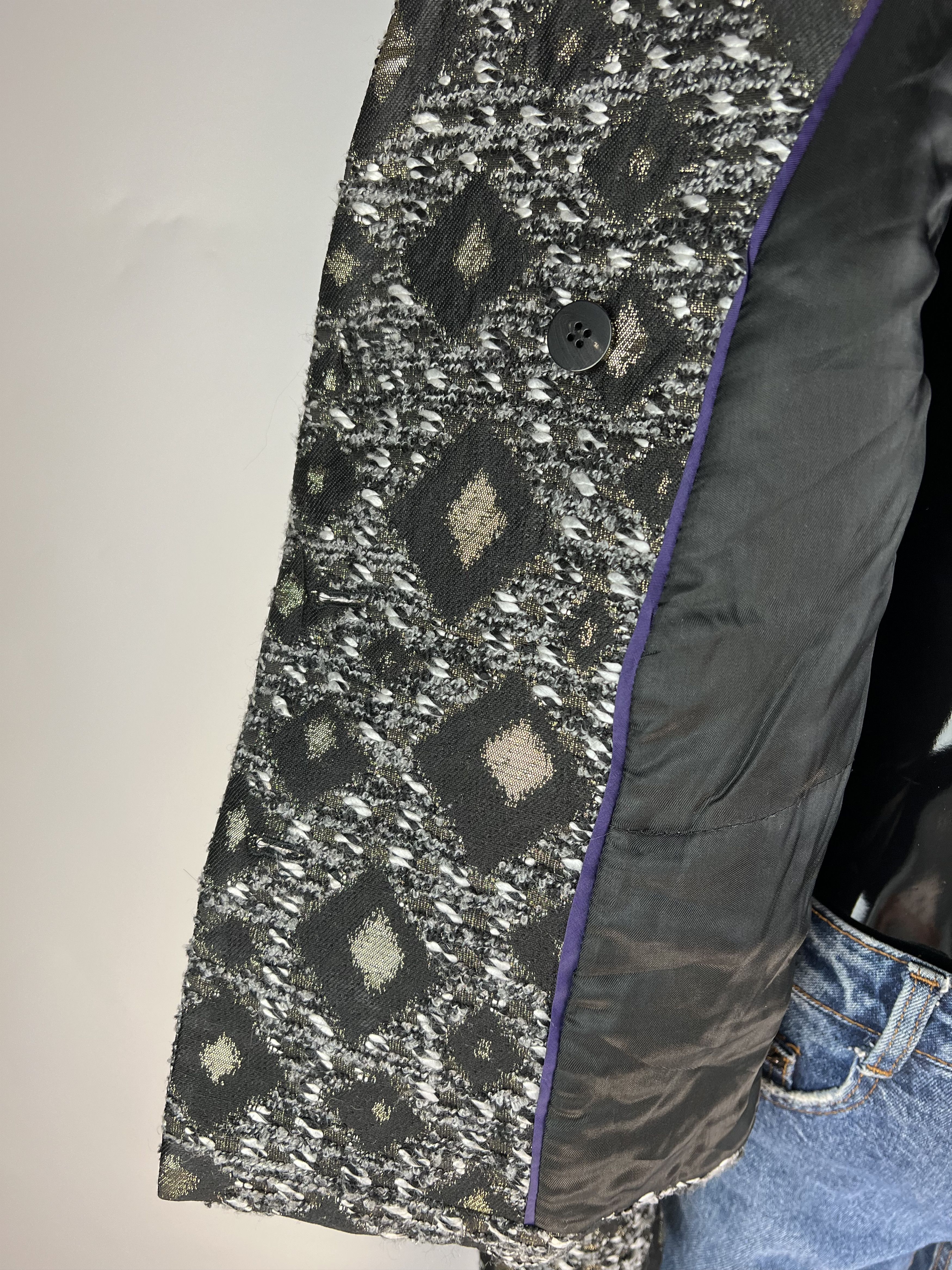 Lauren Ralph Lauren × Ralph Lauren Lauren Ralph Lauren Double Breasted Blazer Jacket Lurex Size M / US 6-8 / IT 42-44 - 10 Thumbnail