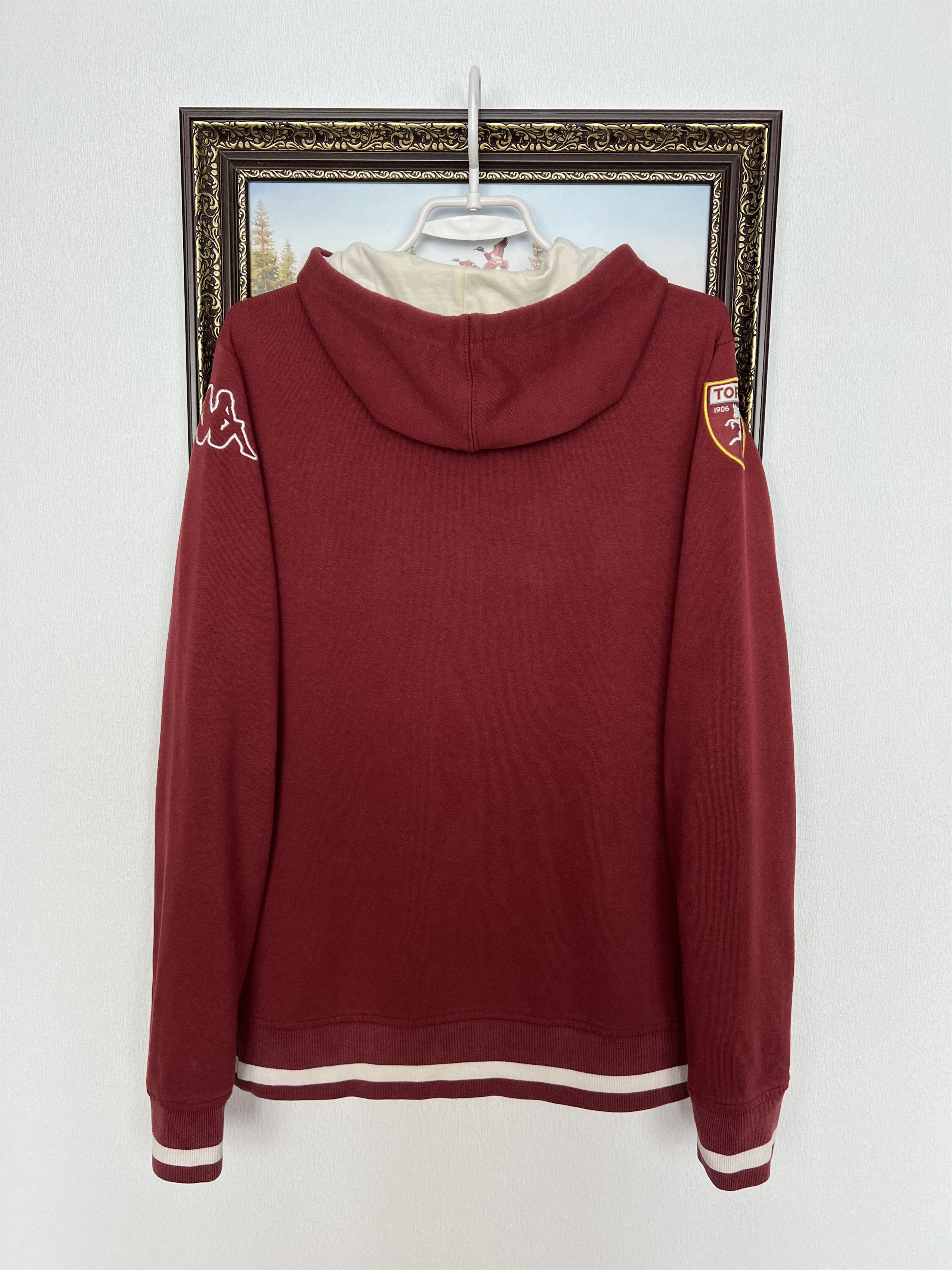 Kappa Vintage Torino Football Jacket Red Soccer Hoodie Track Top Size US M / EU 48-50 / 2 - 8 Thumbnail