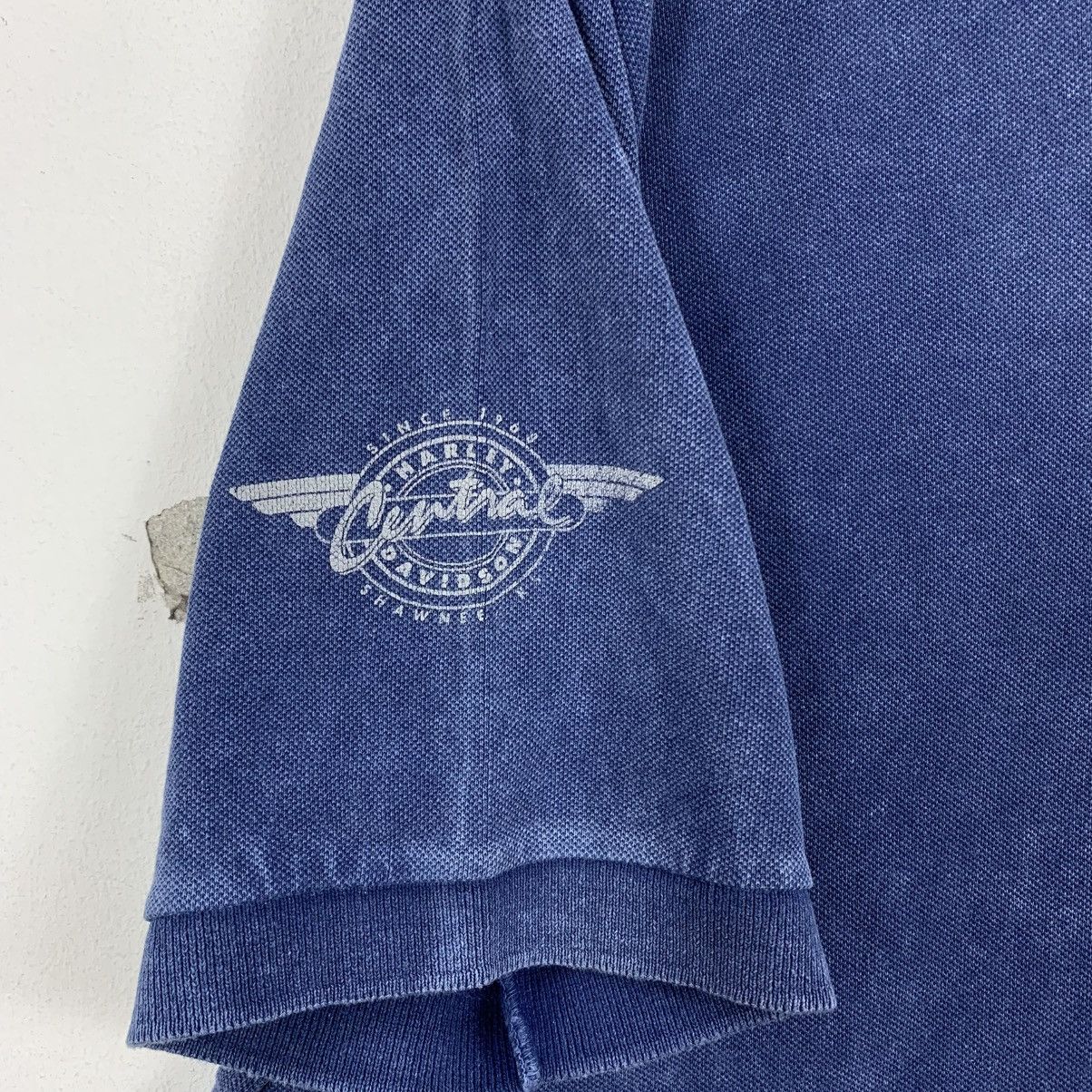 Harley Davidson Vintage 90s HARLEY DAVIDSON MOTORCYCLE Central Tshirt Size US XL / EU 56 / 4 - 5 Thumbnail