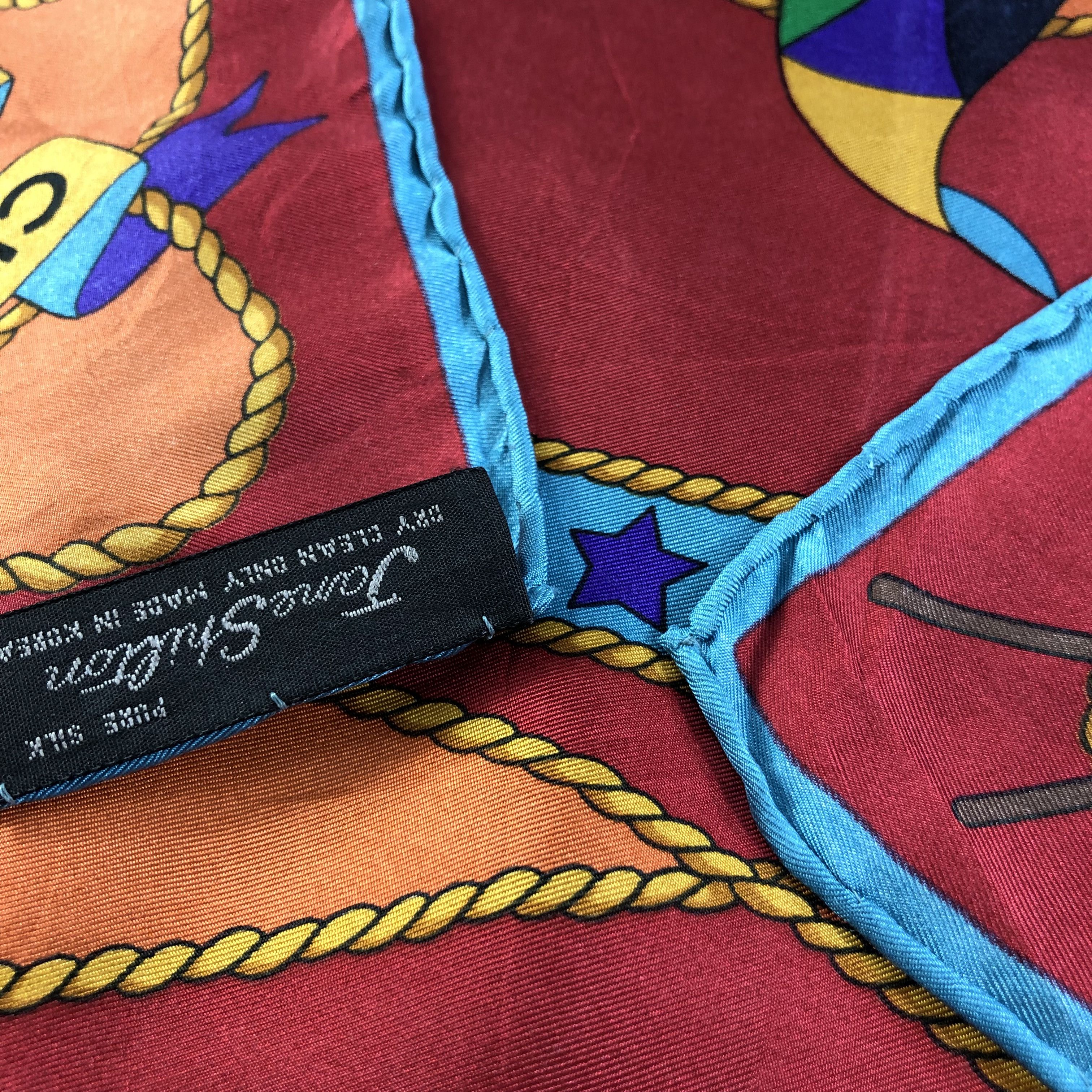 Vintage Vintage Jane Shilton Silk Scarf M626 Size ONE SIZE - 3 Thumbnail