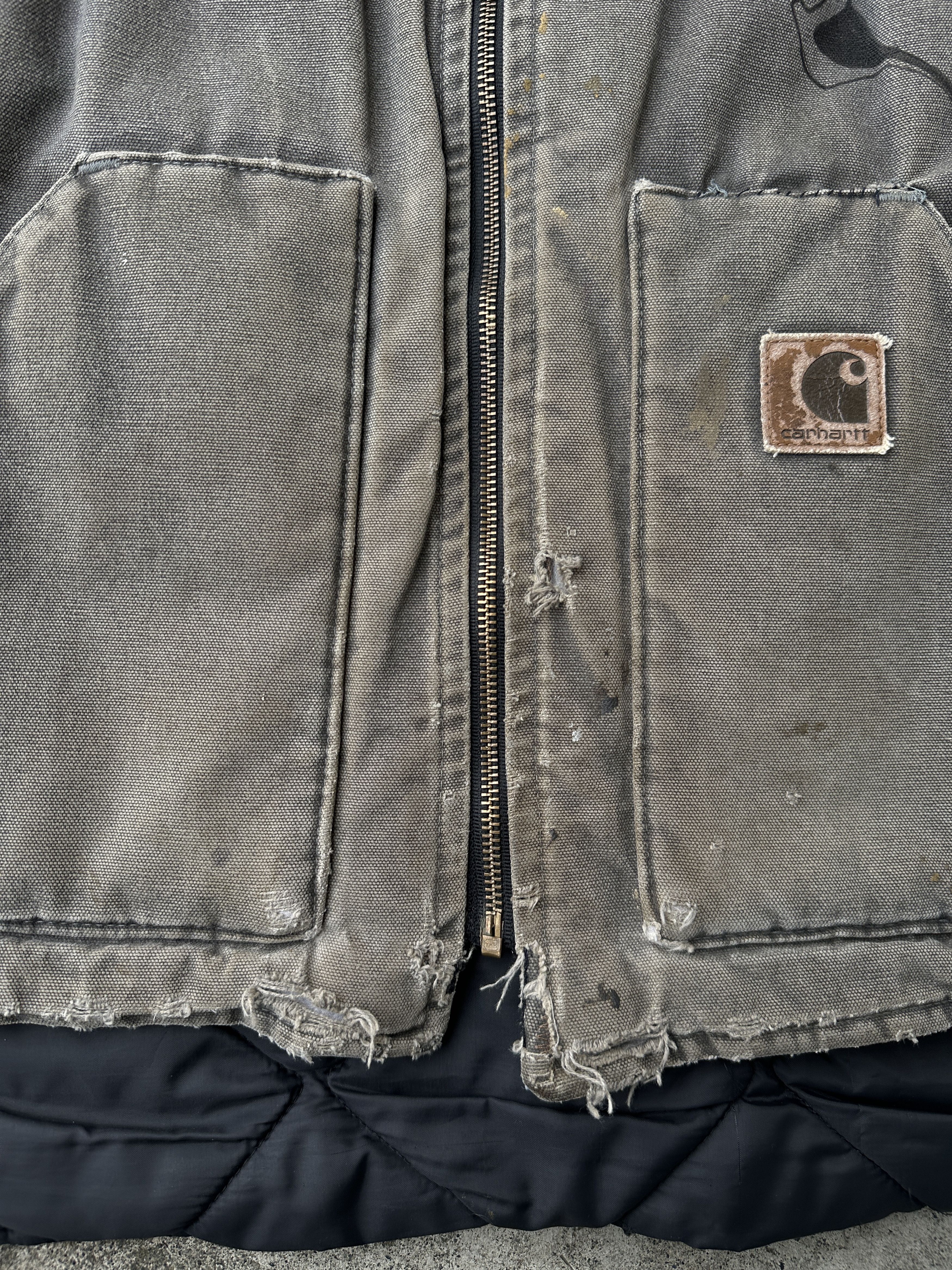 Carhartt Trashed USN VN WAR Sailor Anchor NUKE Carhartt Sunfade vest Size US XL / EU 56 / 4 - 5 Thumbnail